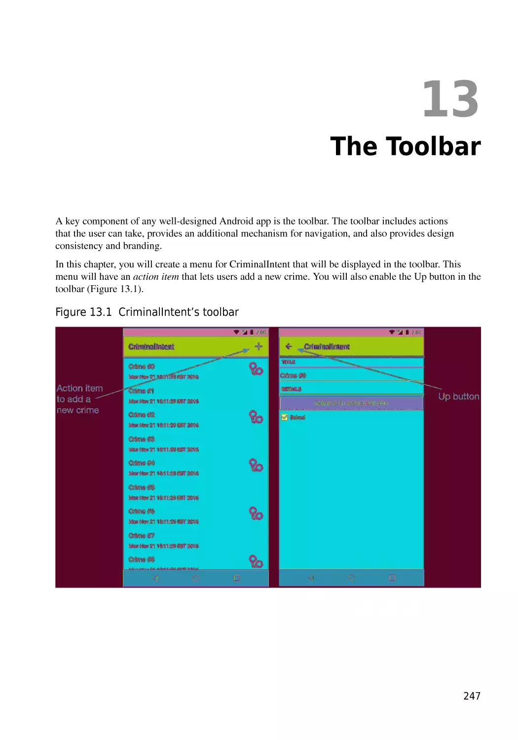 Chapter 13  The Toolbar