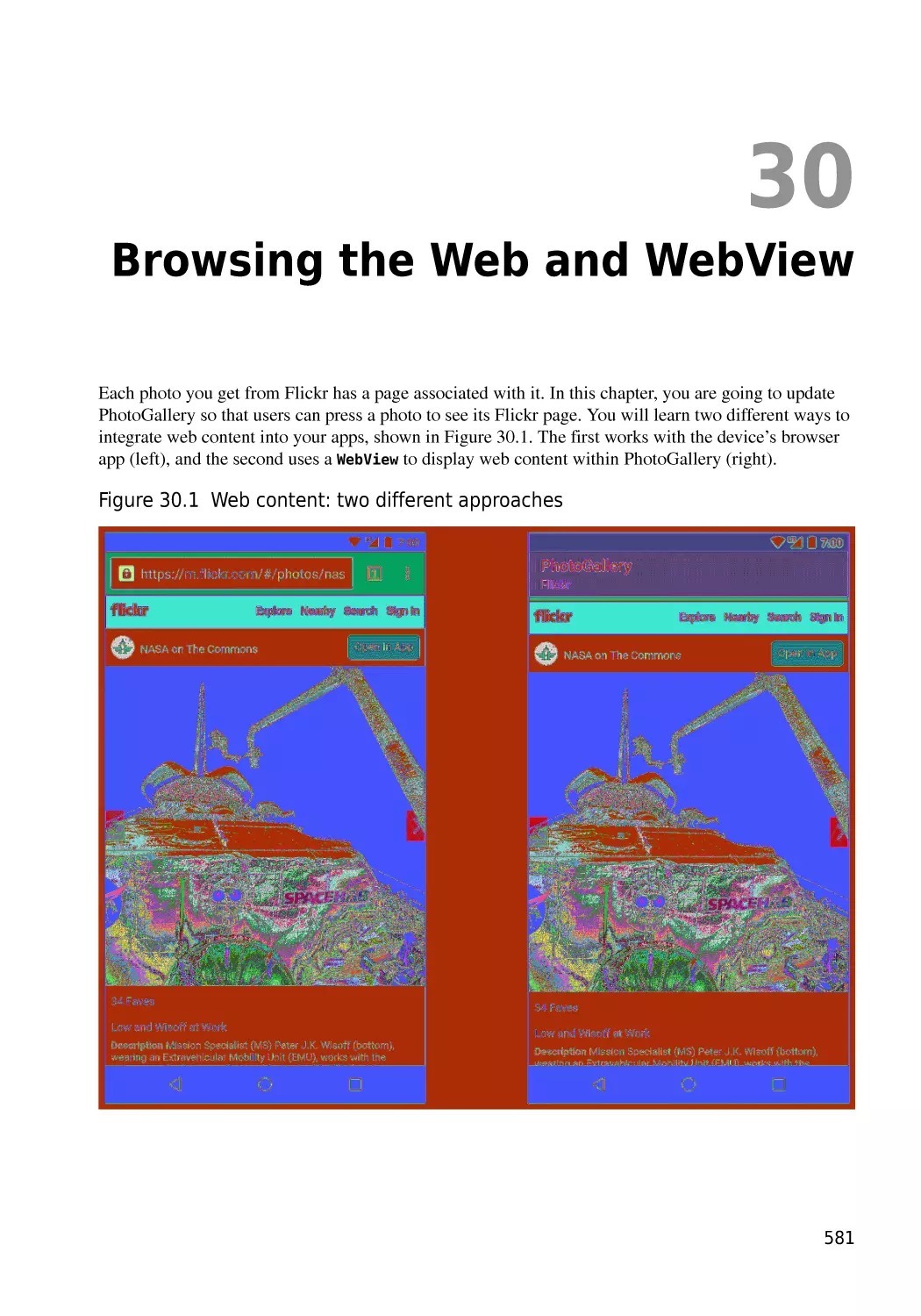 Chapter 30  Browsing the Web and WebView