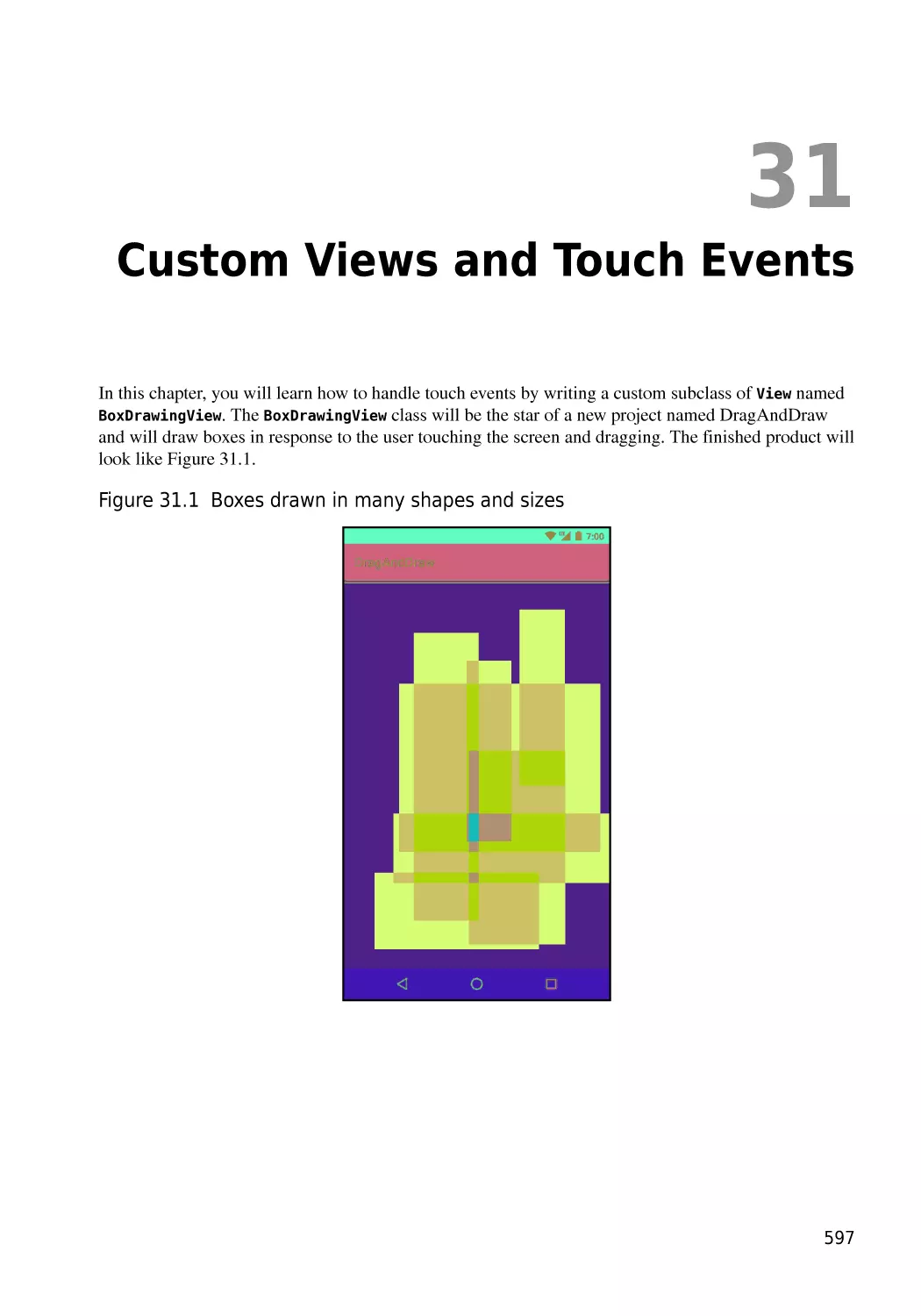 Chapter 31  Custom Views and Touch Events