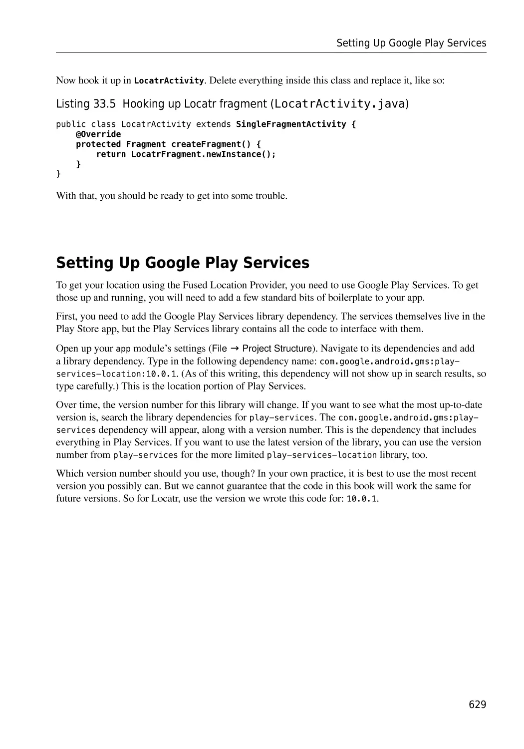 Setting Up Google Play Services