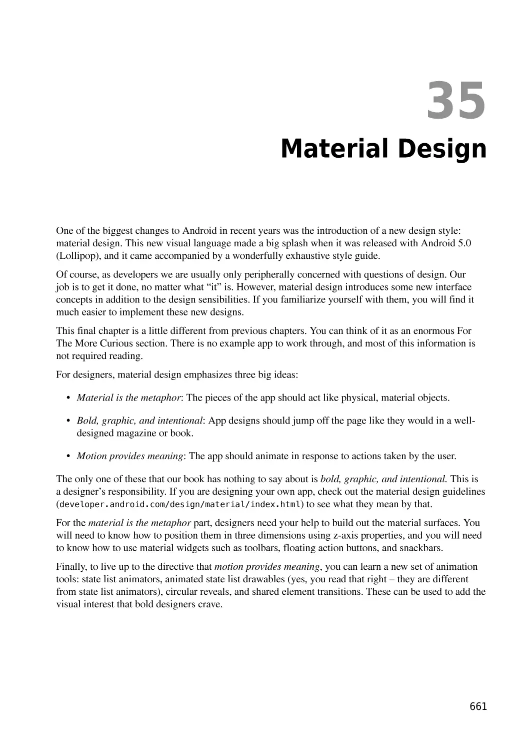 Chapter 35  Material Design
