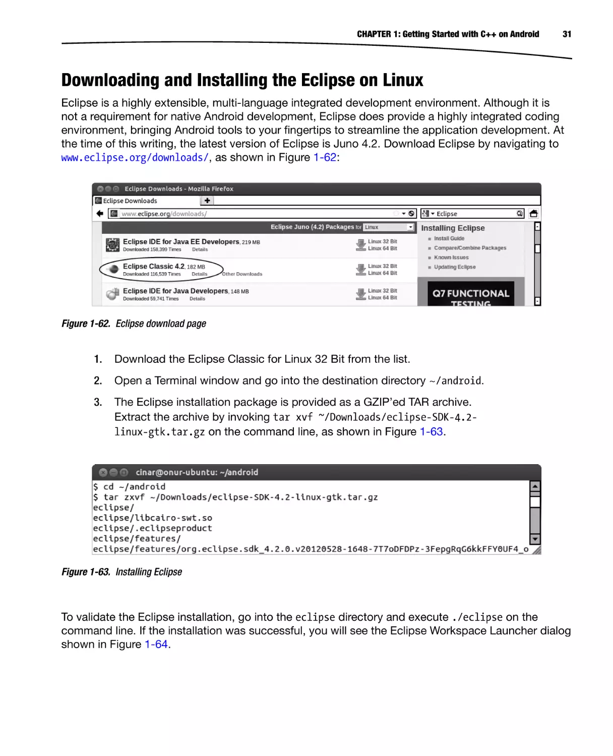 Downloading and Installing the Eclipse on Linux