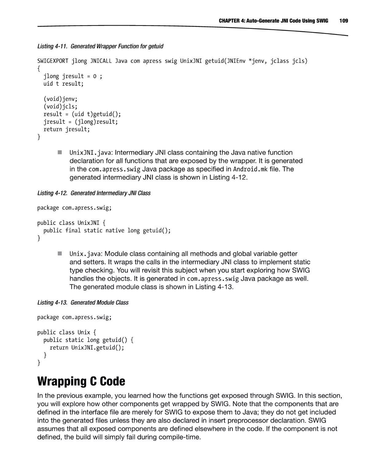 Wrapping C Code
