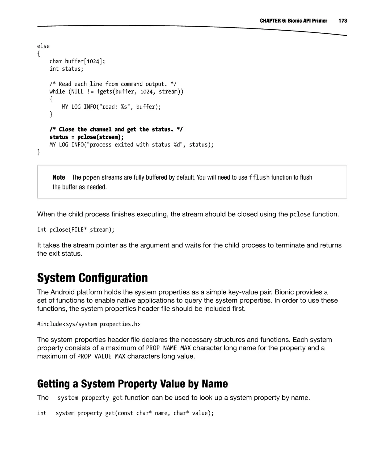 System Configuration
Getting a System Property Value by Name