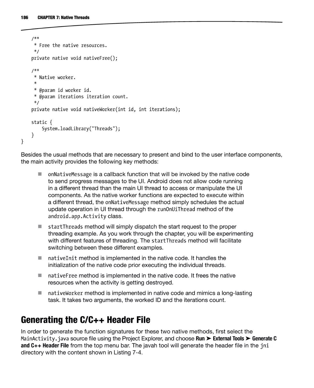 Generating the C/C++ Header File