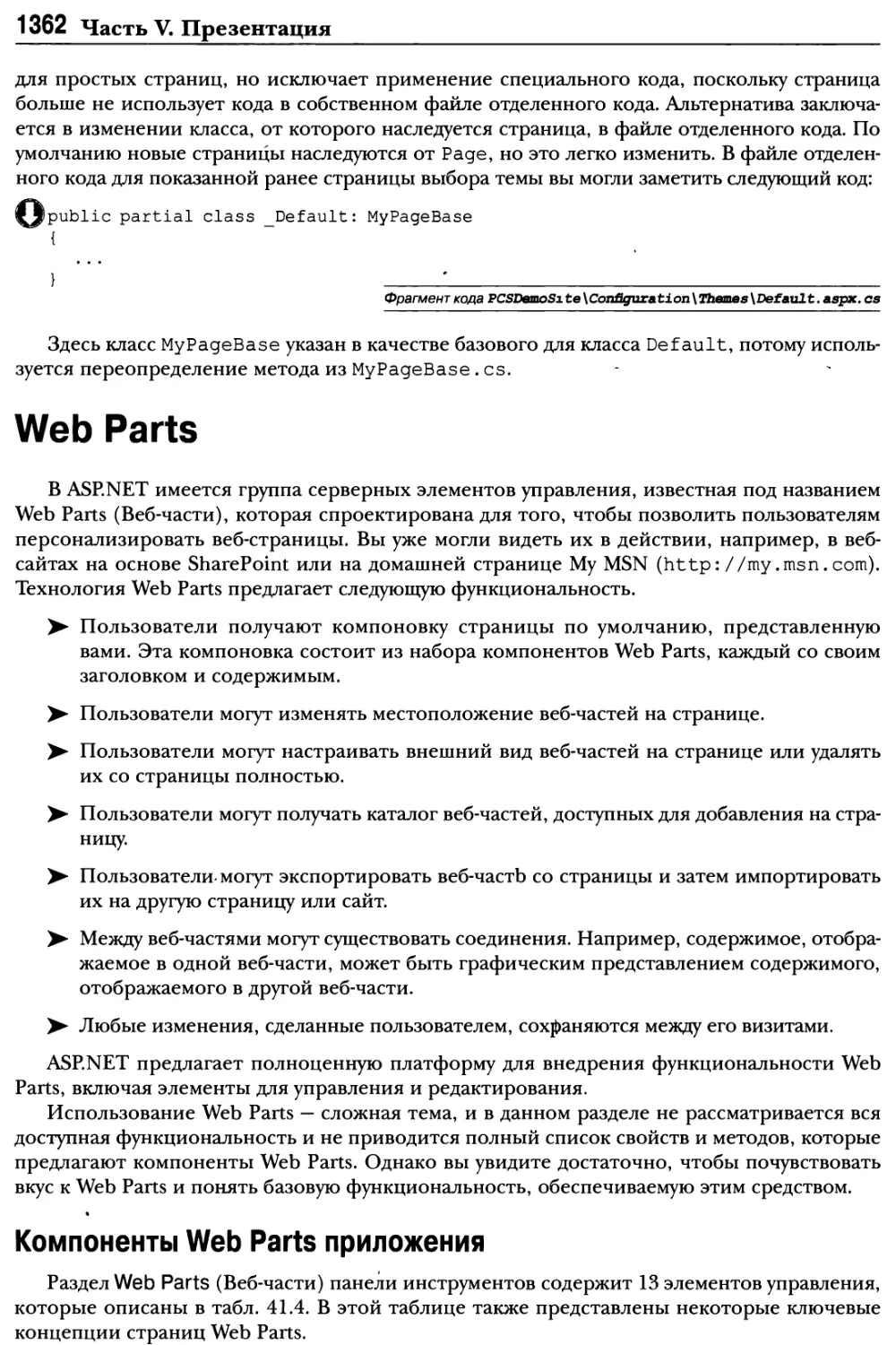 Web Parts