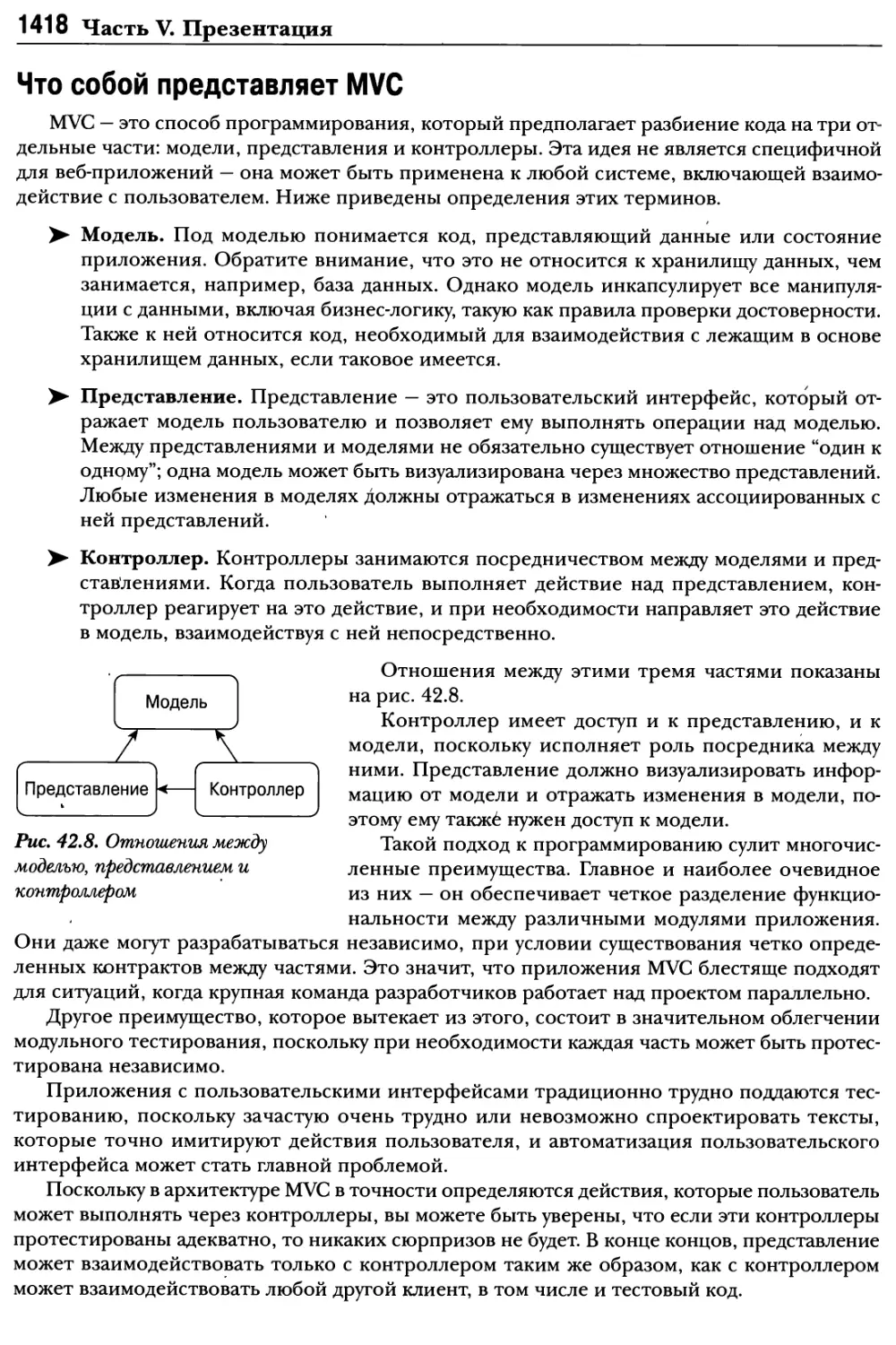 Что собой представляет MVC