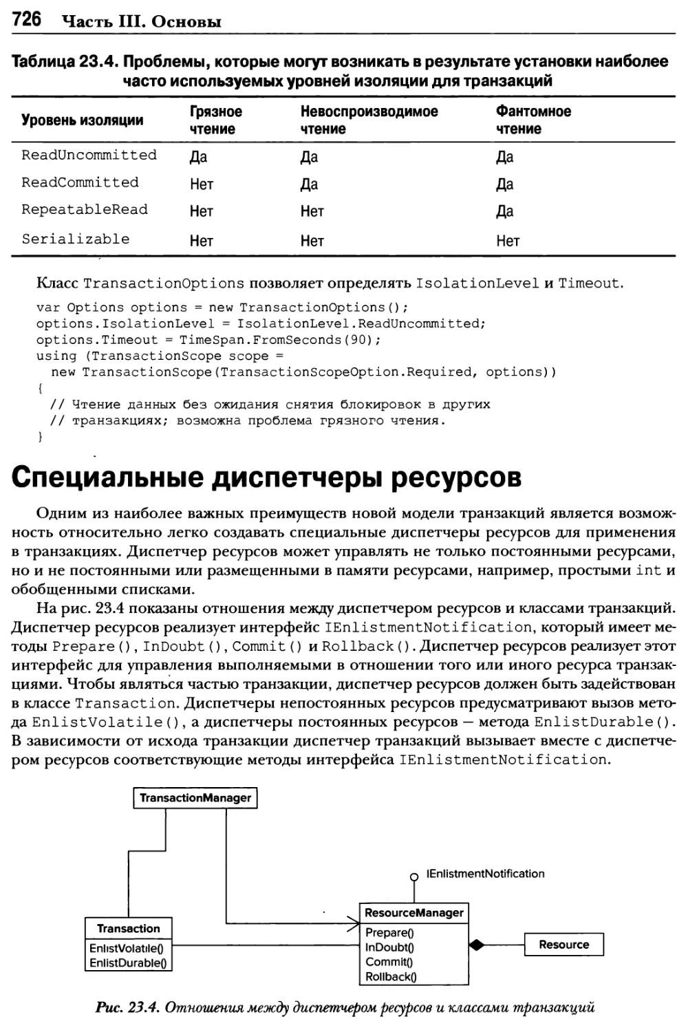 Специальные диспетчеры ресурсов