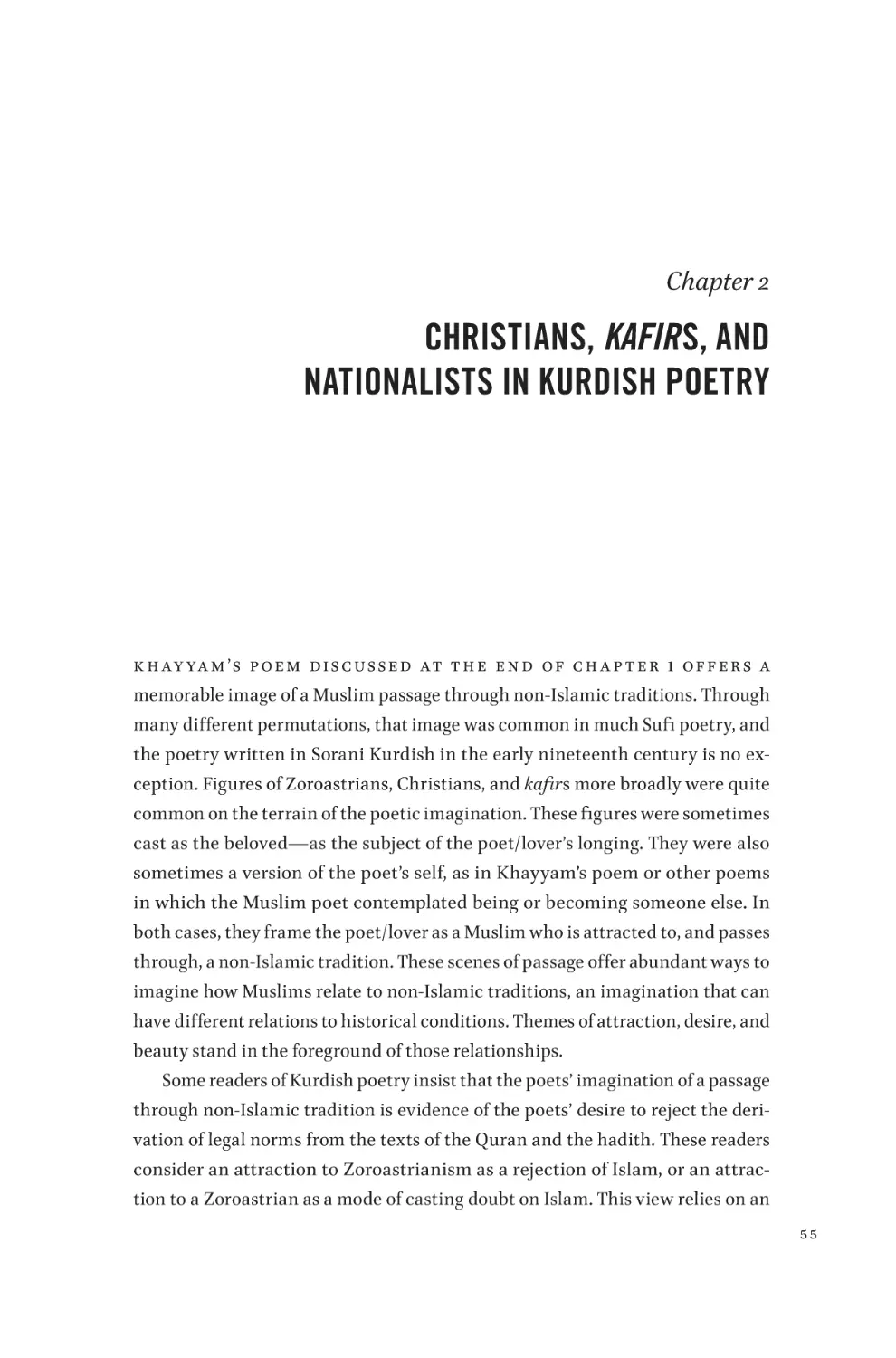 2 CHRISTIANS, KAFIRS, AND NATIONALISTS IN KURDISH POETRY