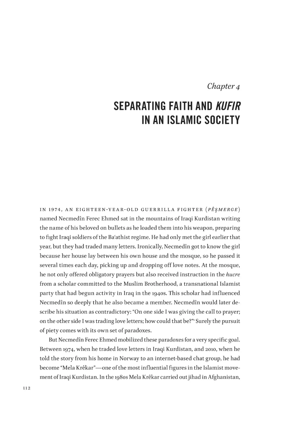 4 SEPARATING FAITH AND KUFIR IN AN ISLAMIC SOCIETY