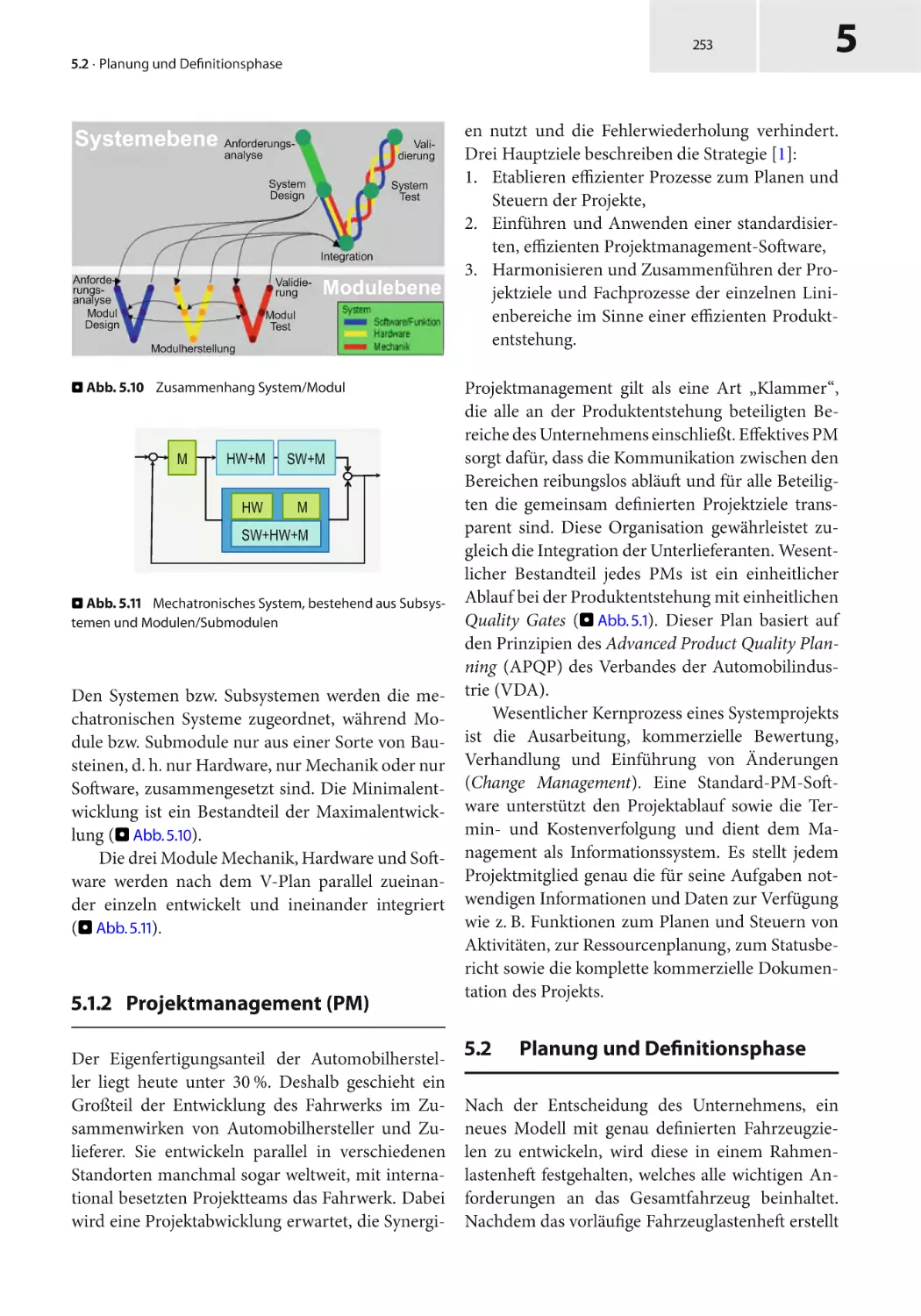 5.2 Planung und Definitionsphase