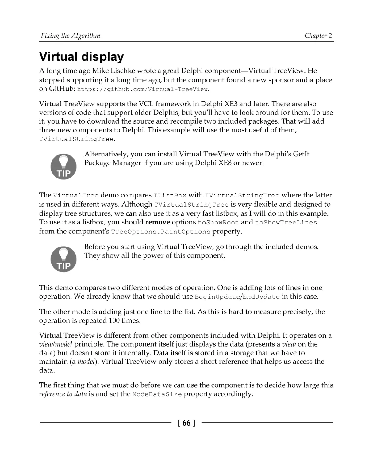 Virtual display