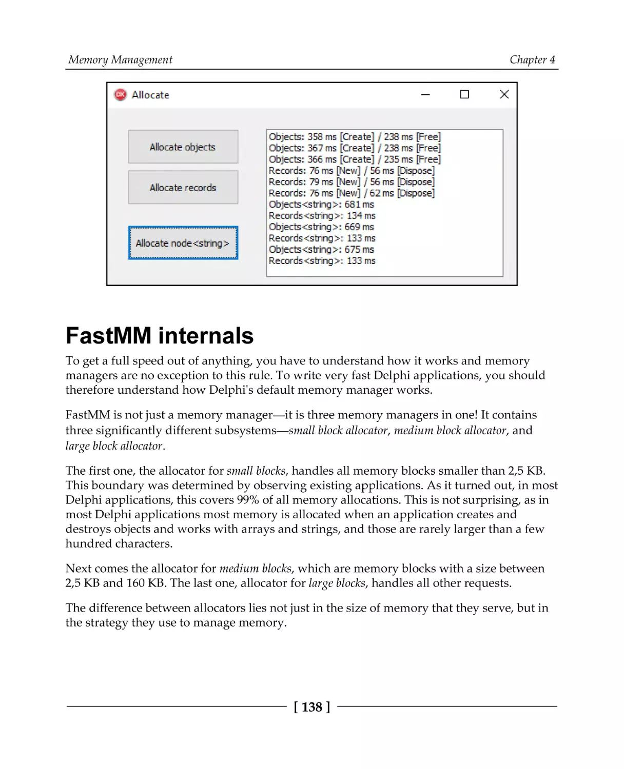 FastMM internals