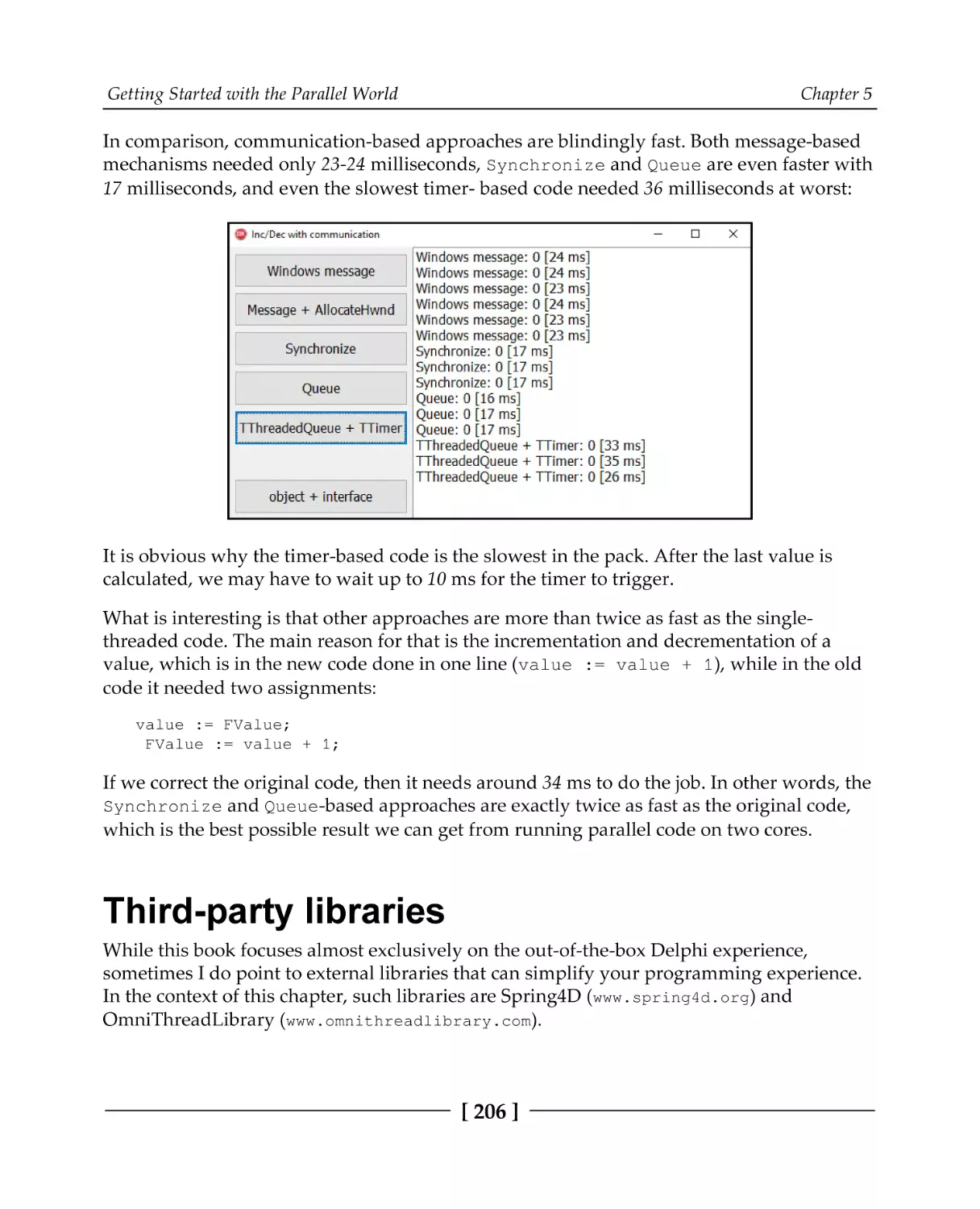 Third-party libraries