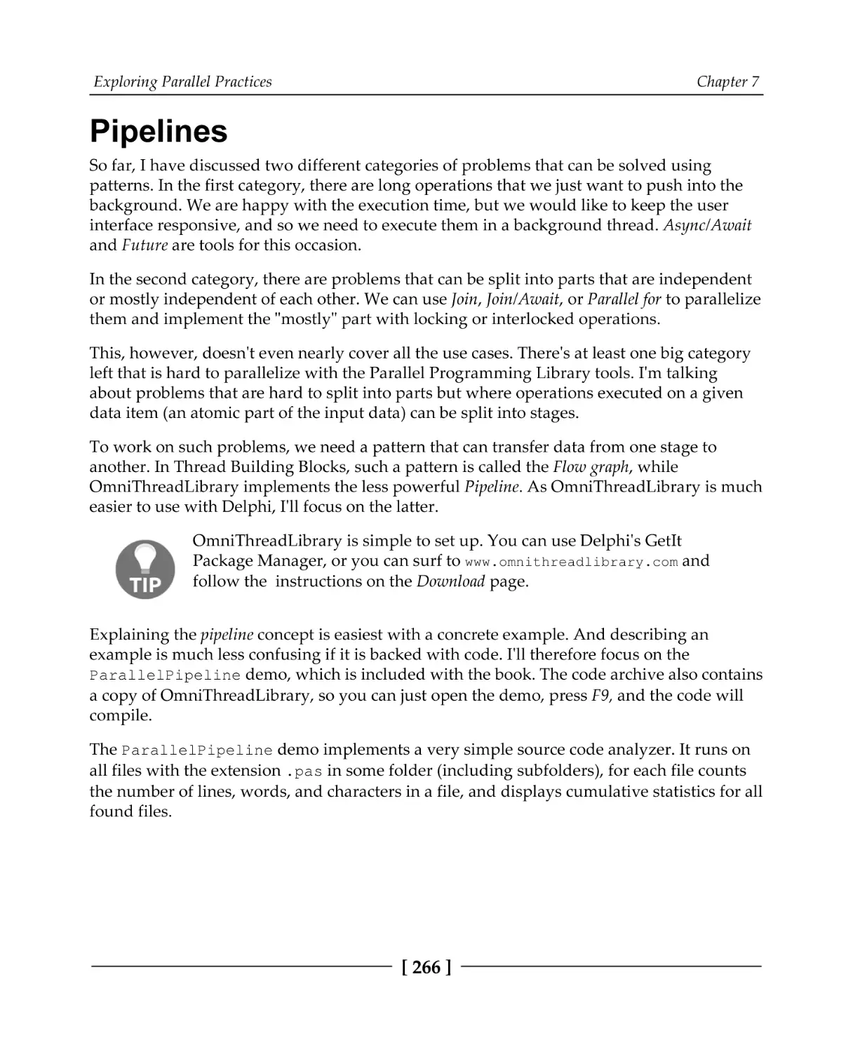 Pipelines