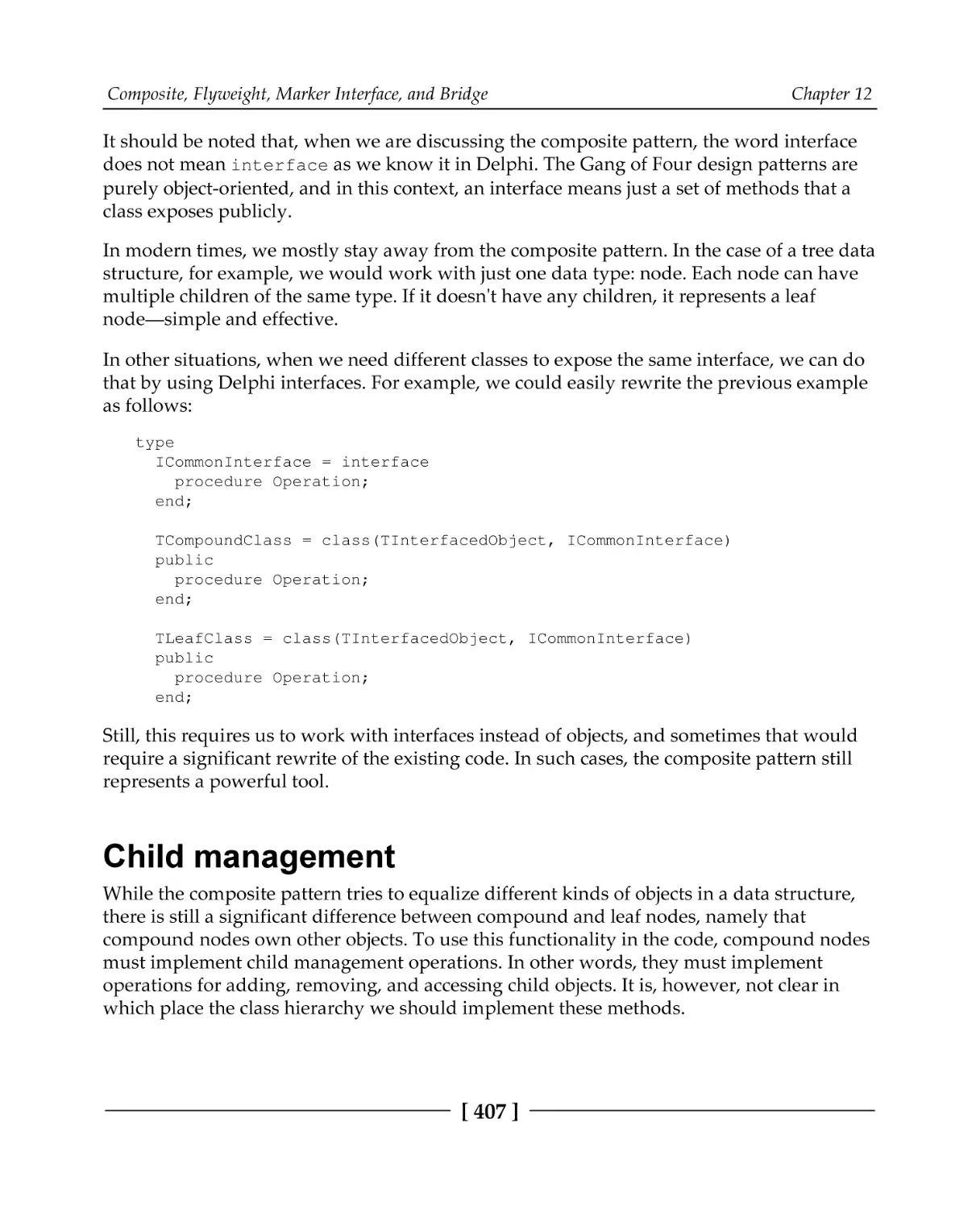 Child management