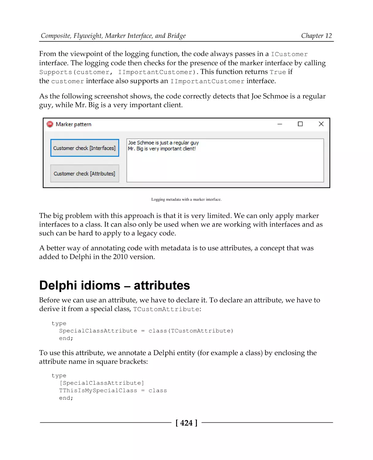 Delphi idioms – attributes