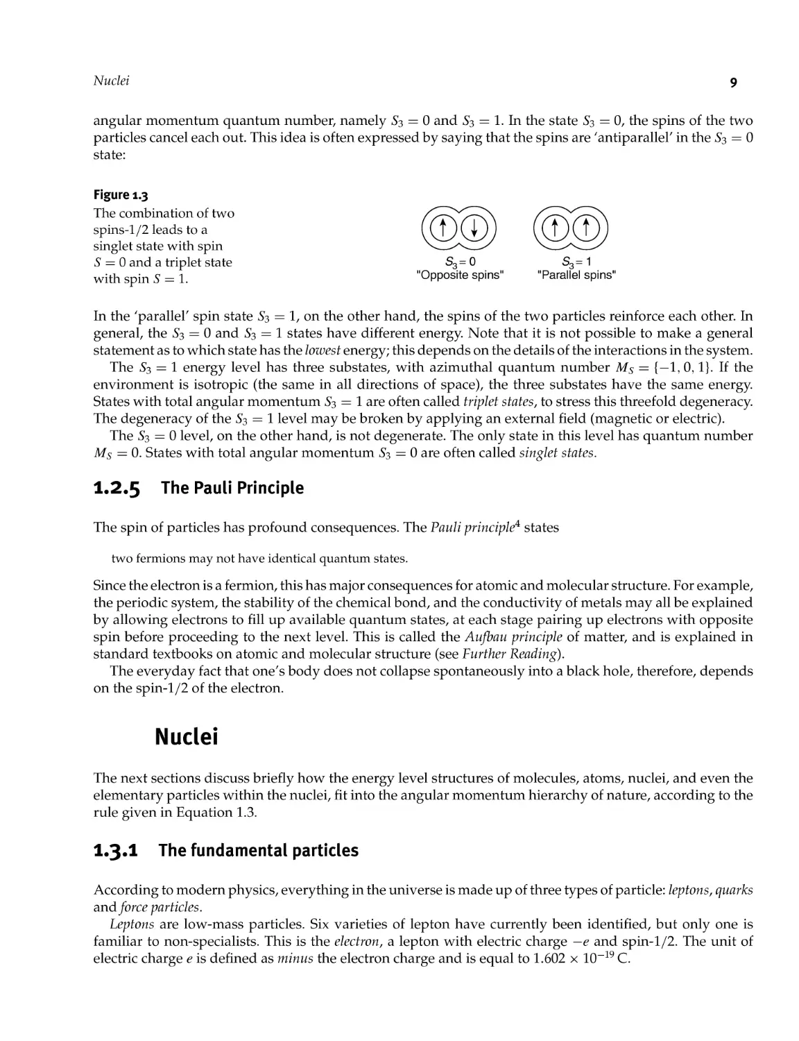 1.2.5 The Pauli Principle
1.3 Nuclei