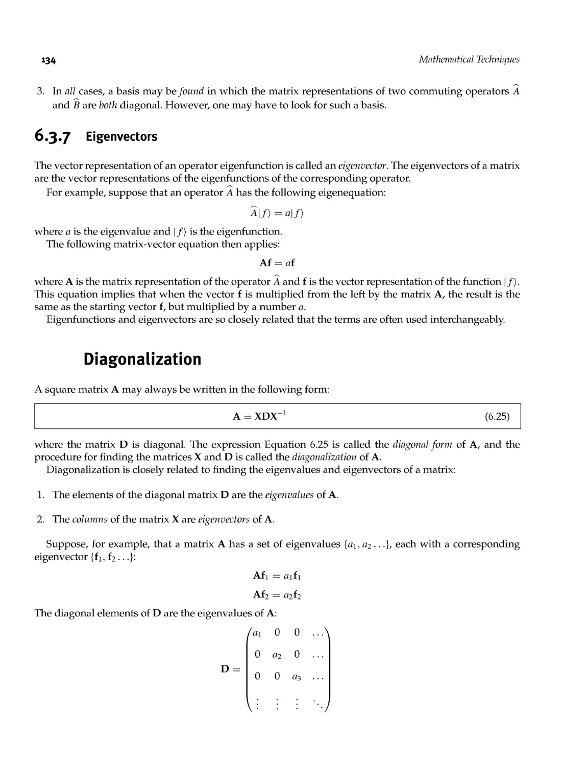 6.3.7 Eigenvectors
6.4 Diagonalization