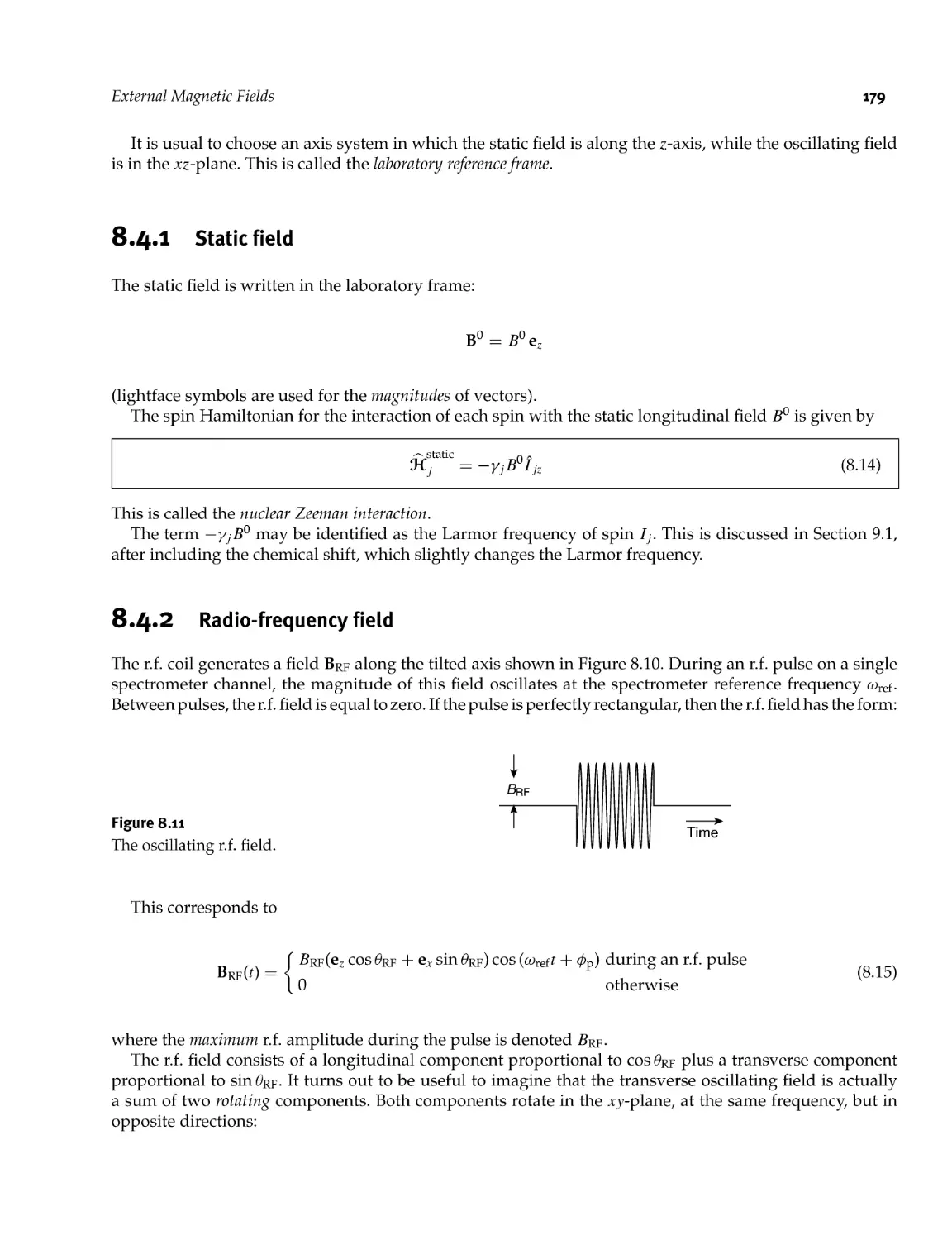 8.4.2 Radio-frequency field