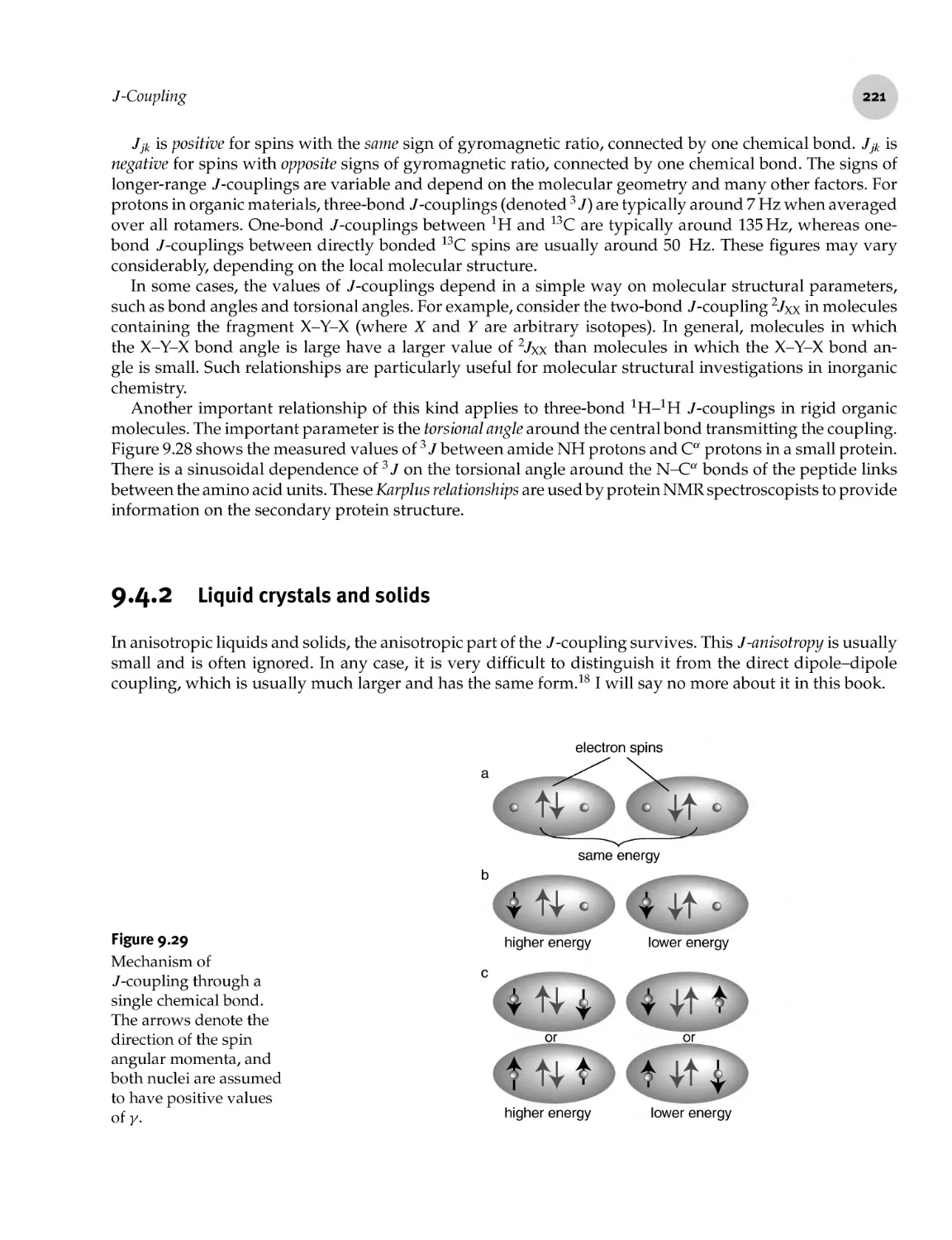 9.4.2 Liquid crystals and solids