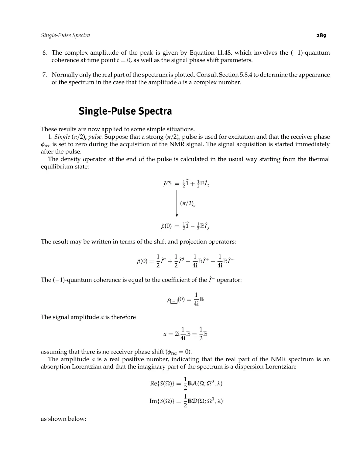 11.12 Single-Pulse Spectra