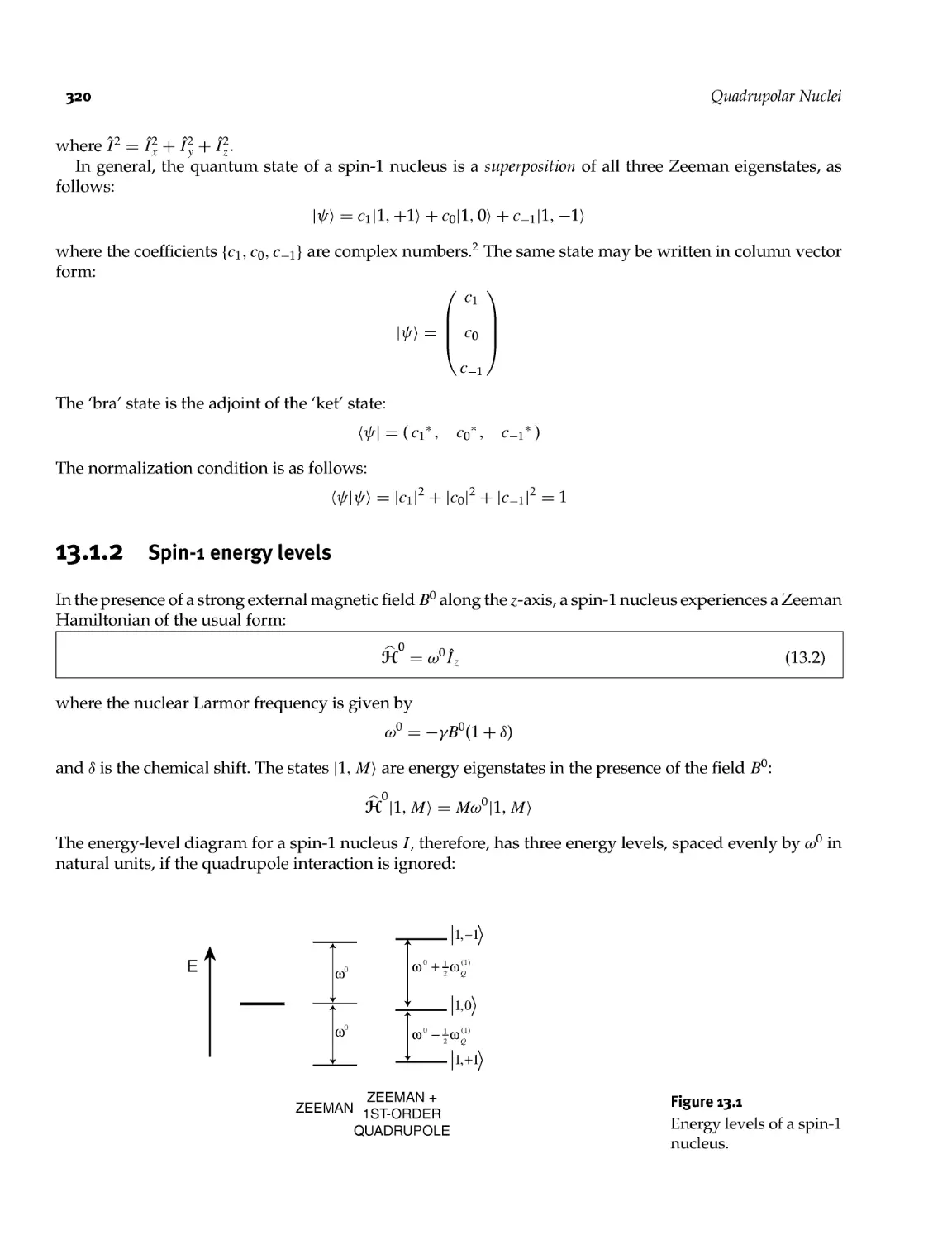 13.1.2 Spin-1 energy levels