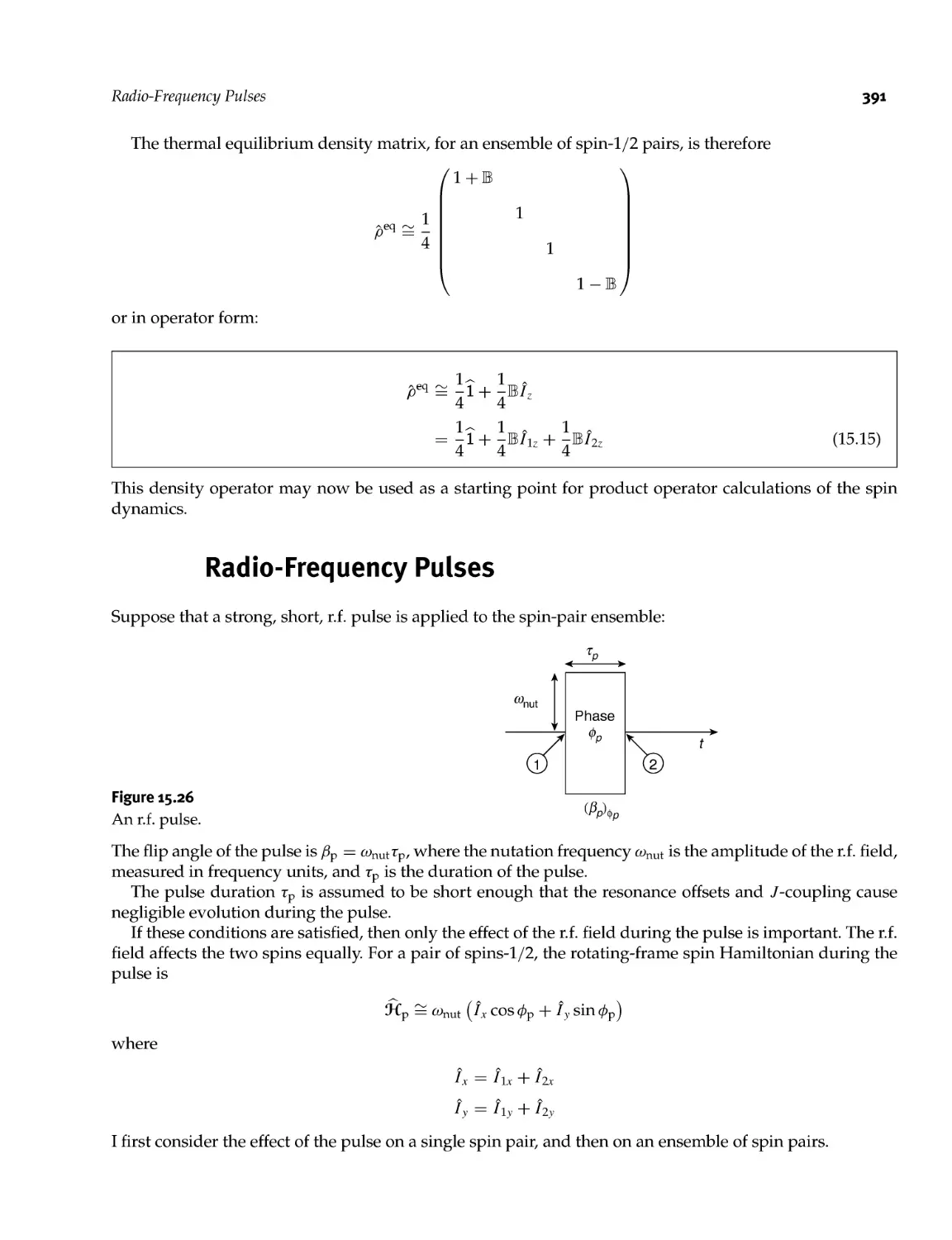 15.8 Radio-Frequency Pulses