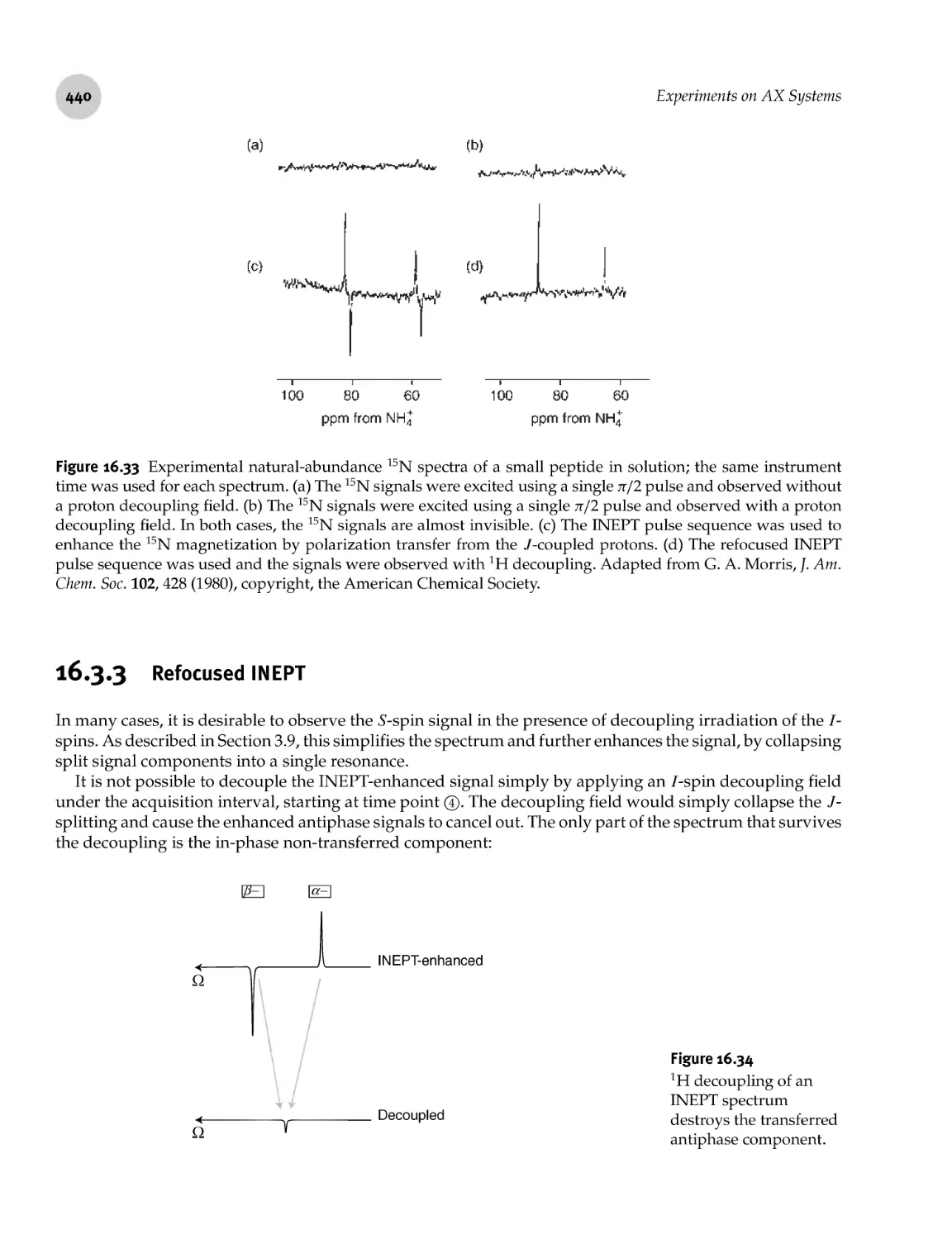 16.3.3 Refocused INEPT