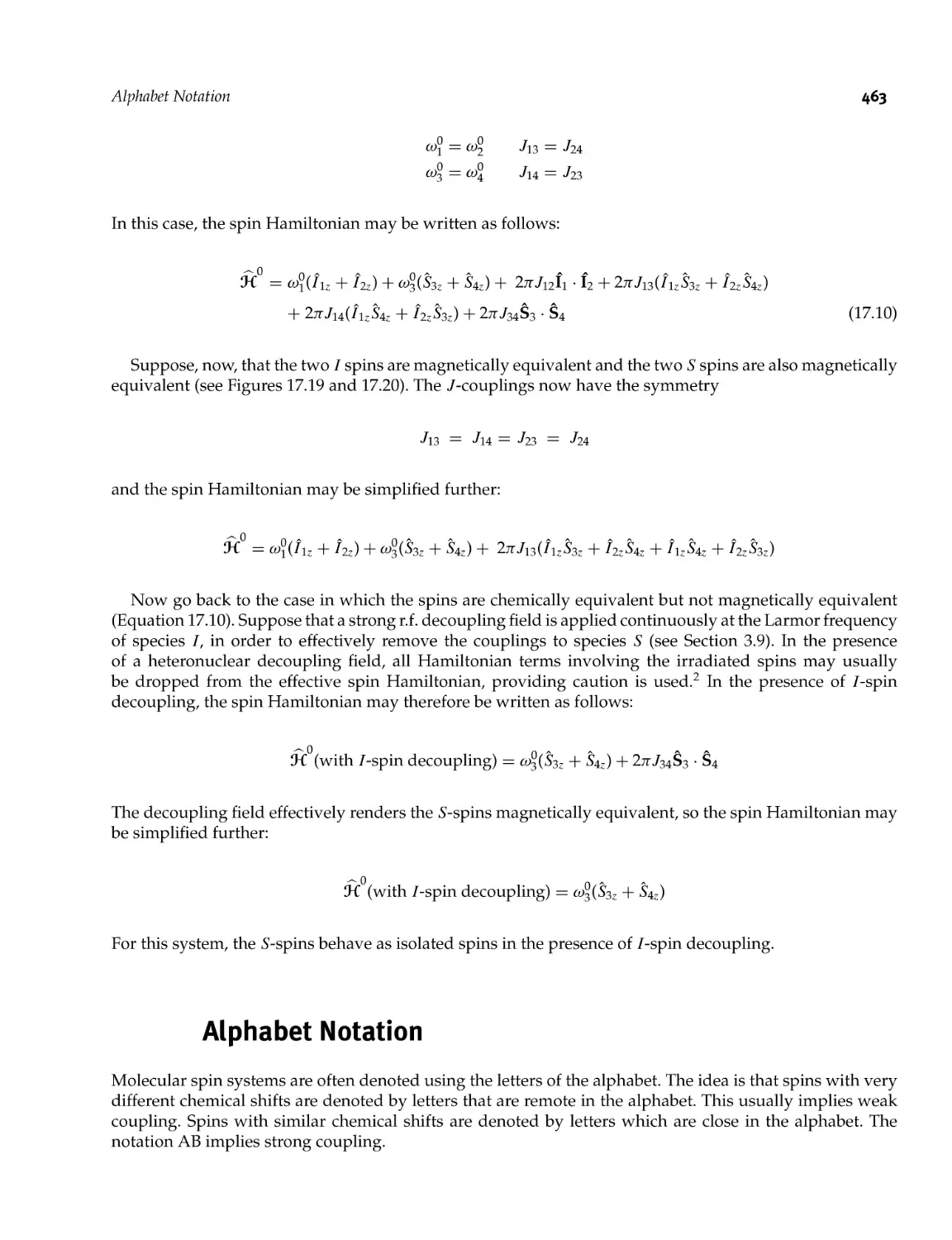 17.8 Alphabet Notation