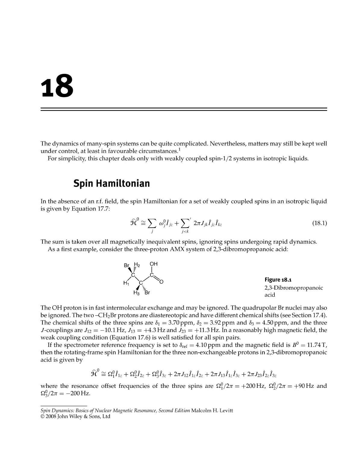 18 Many-Spin Dynamics