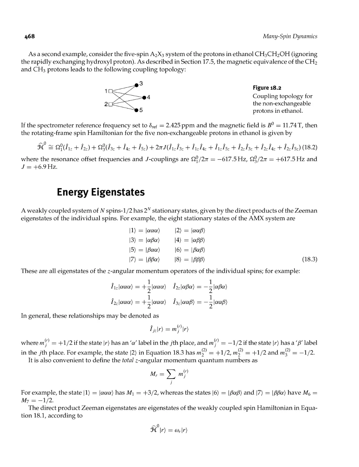 18.2 Energy Eigenstates