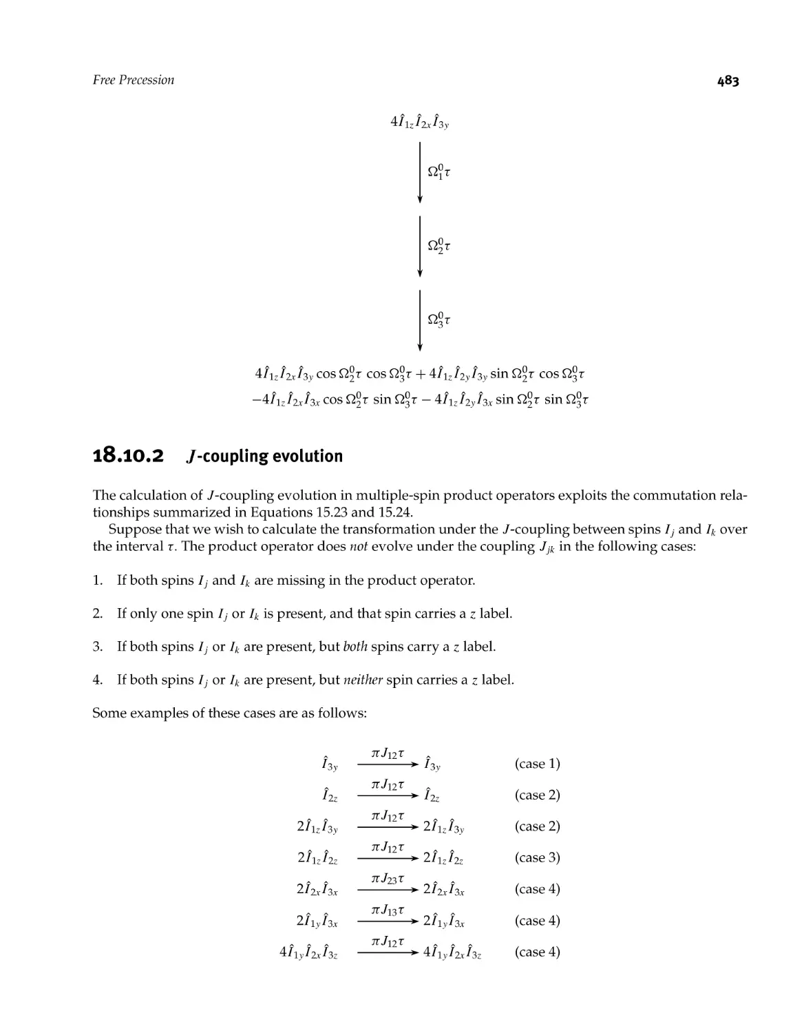 18.10.2 J-coupling evolution