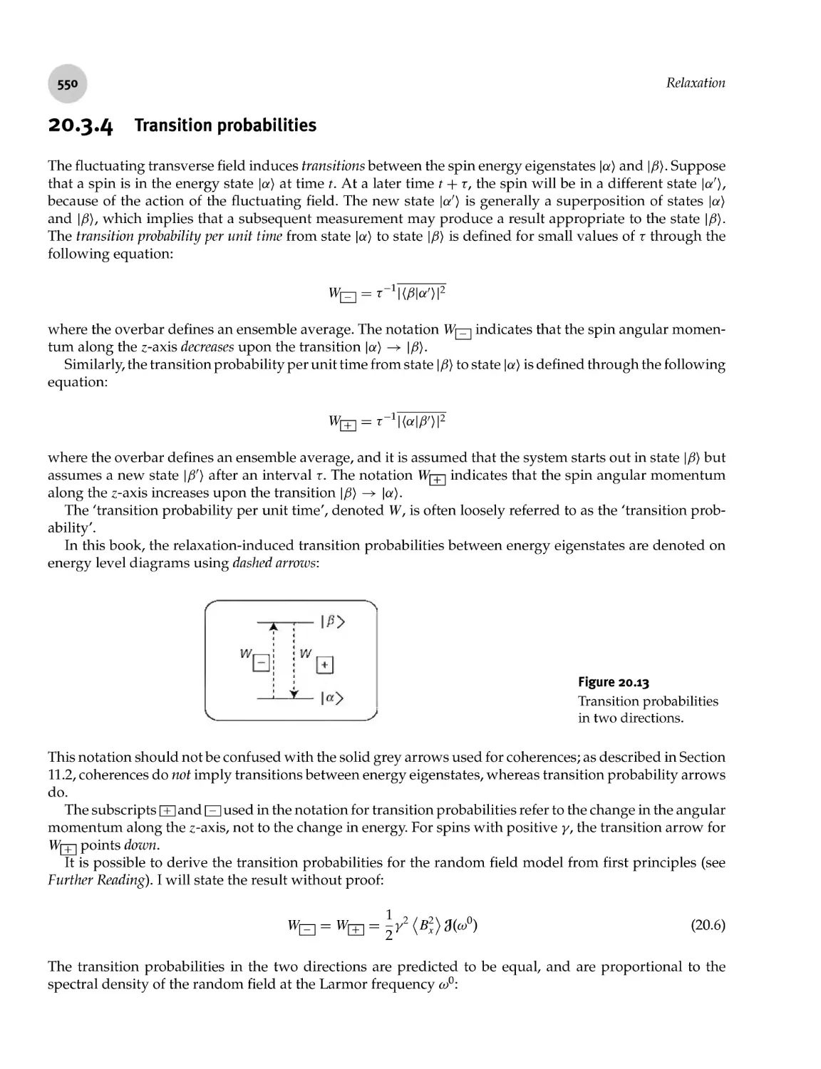 20.3.4 Transition probabilities