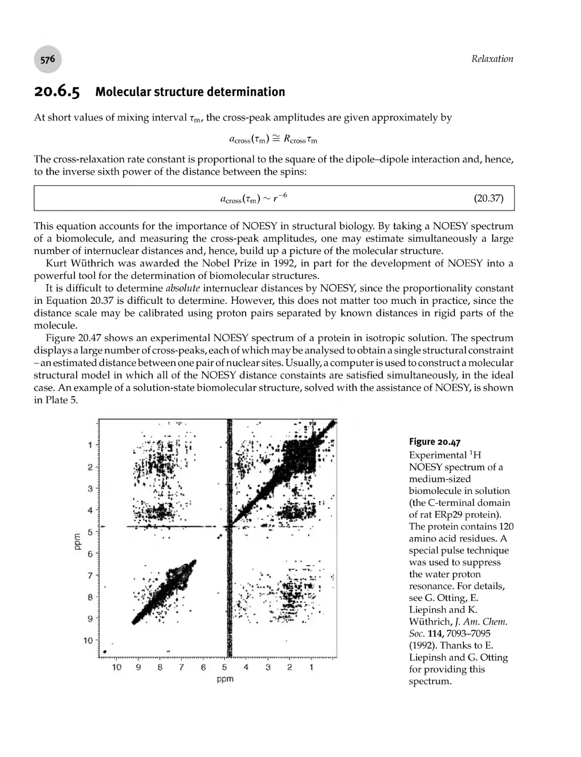 20.6.5 Molecular structure determination