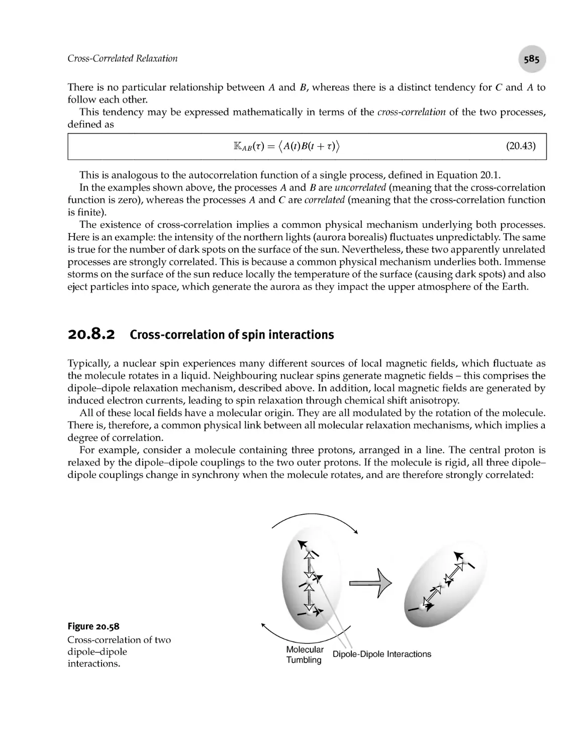 20.8.2 Cross-correlation of spin interactions