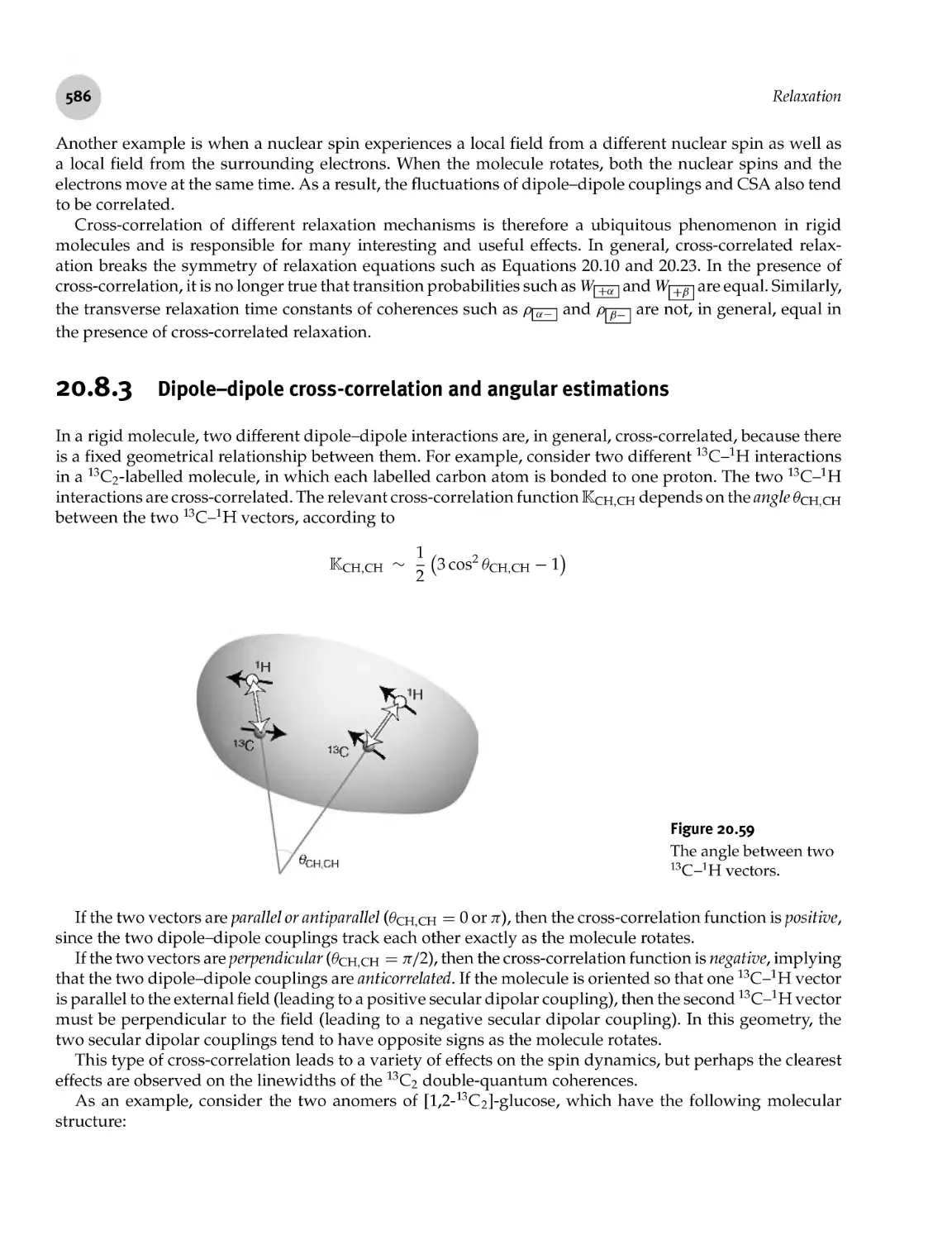 20.8.3 Dipoledipole cross-correlation and angular estimations