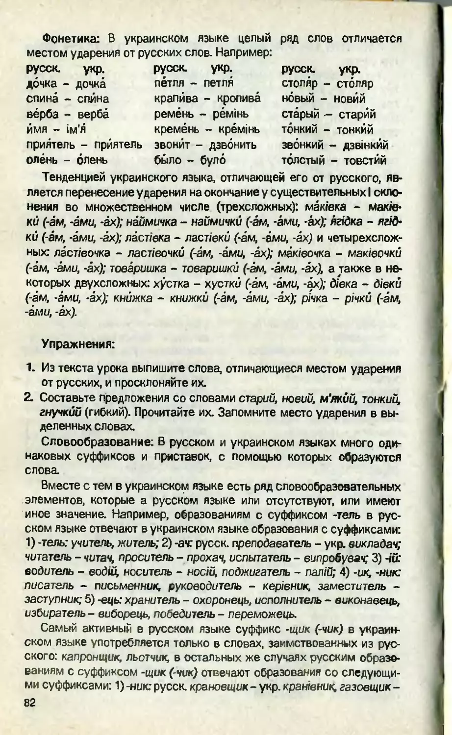 Самоучитель украинского. Самоучитель украинского языка.