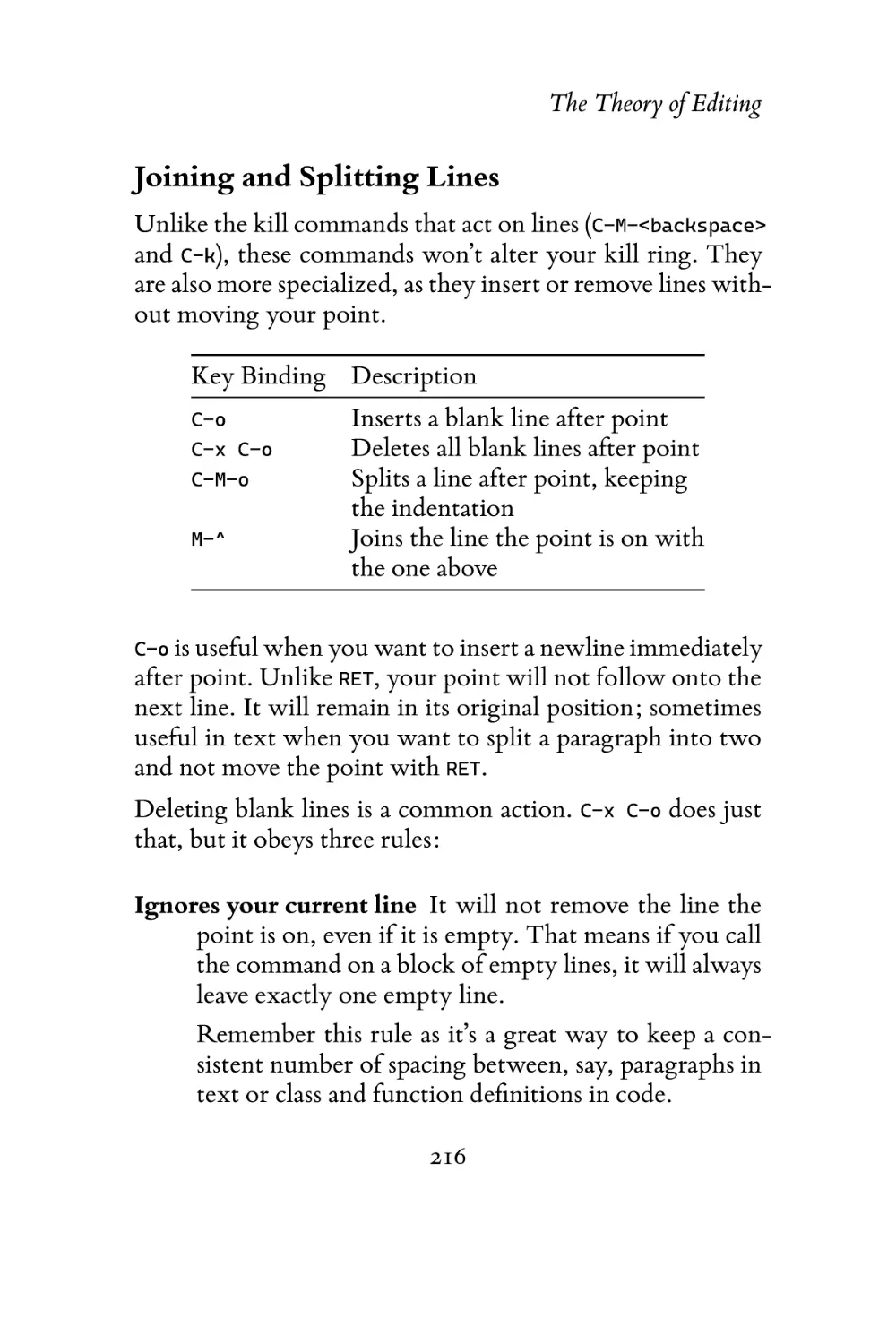 Joining and Splitting Lines