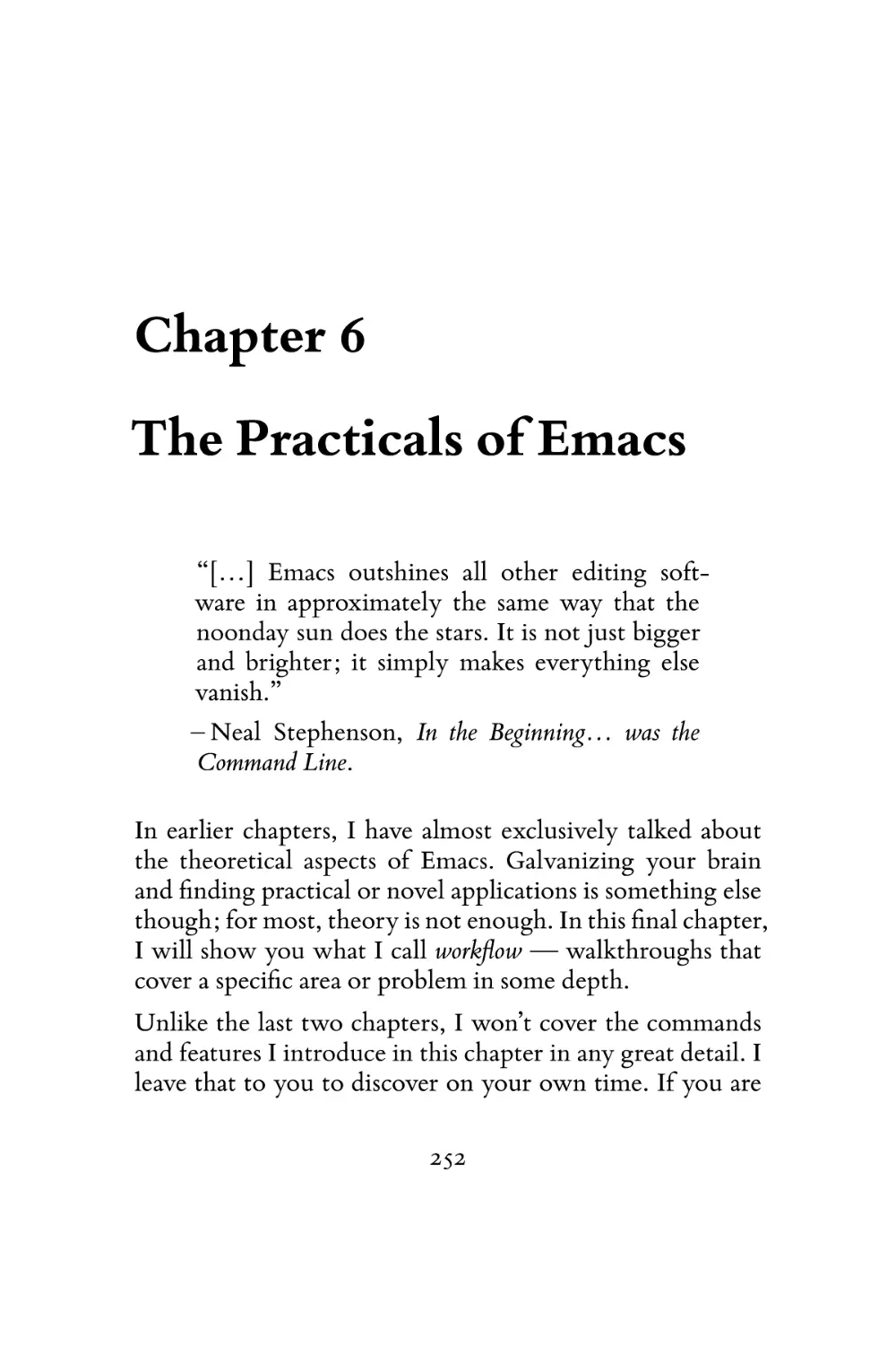 The Practicals of Emacs
