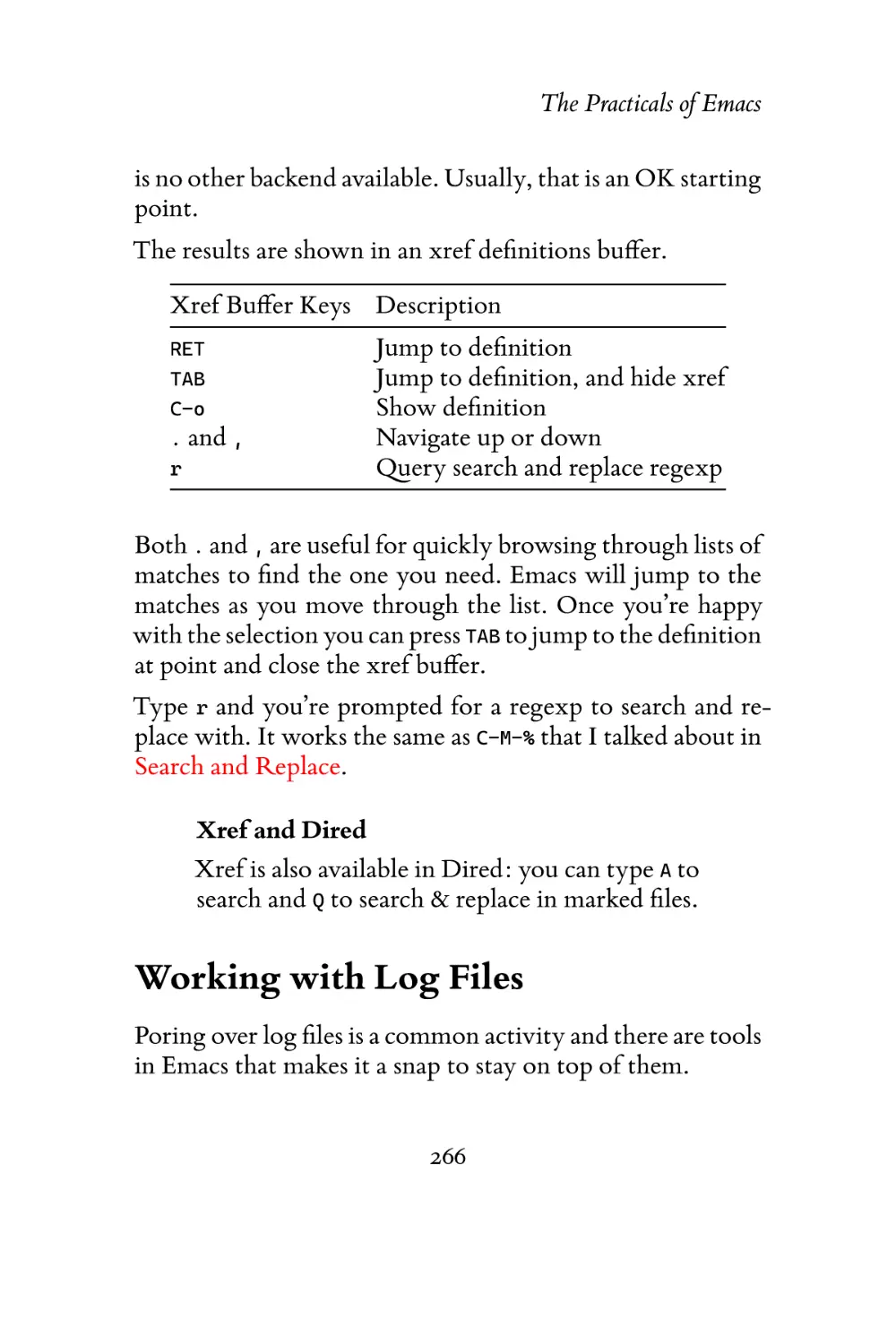 Working with Log Files