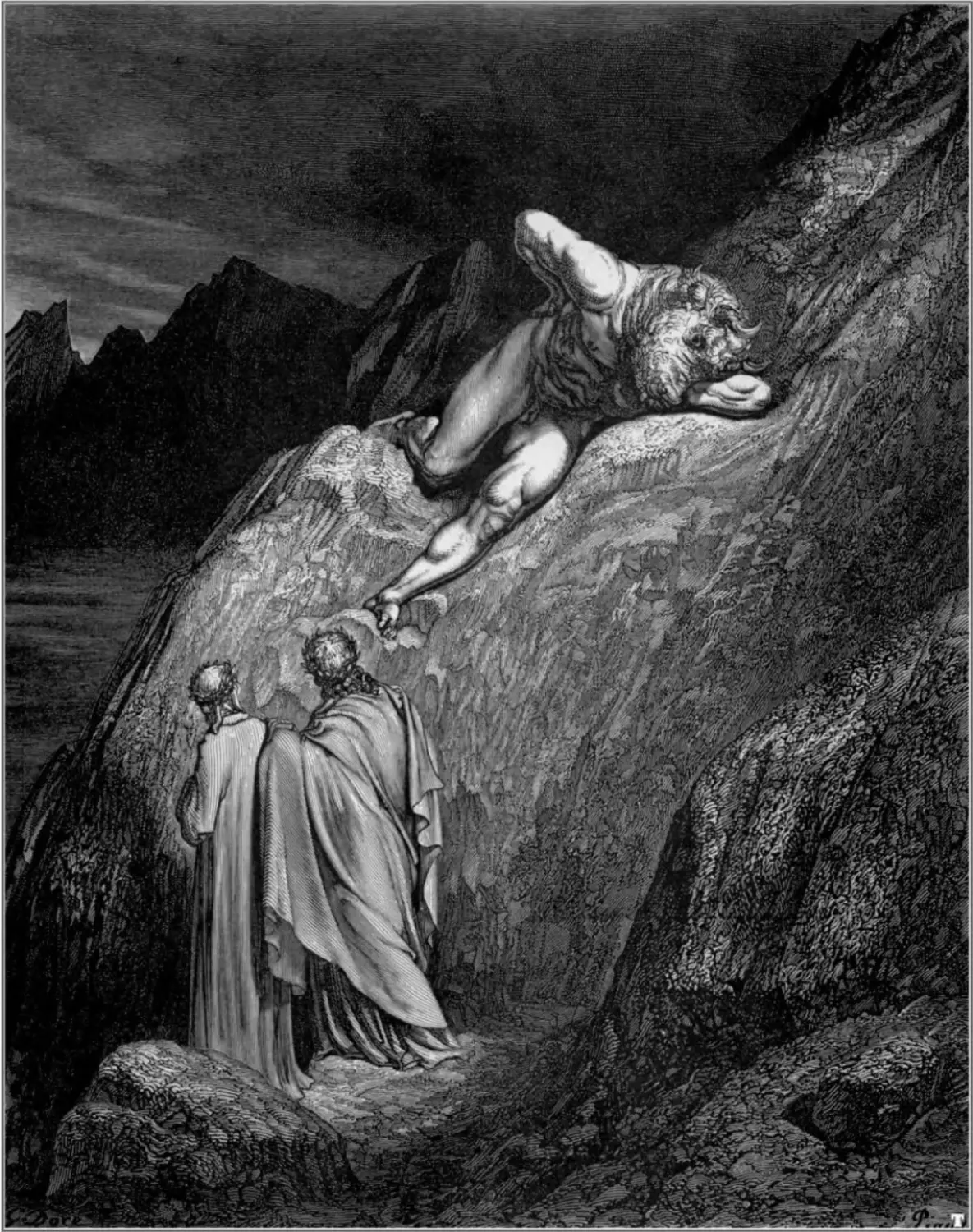 gustave_dore_dante_the_minotaur