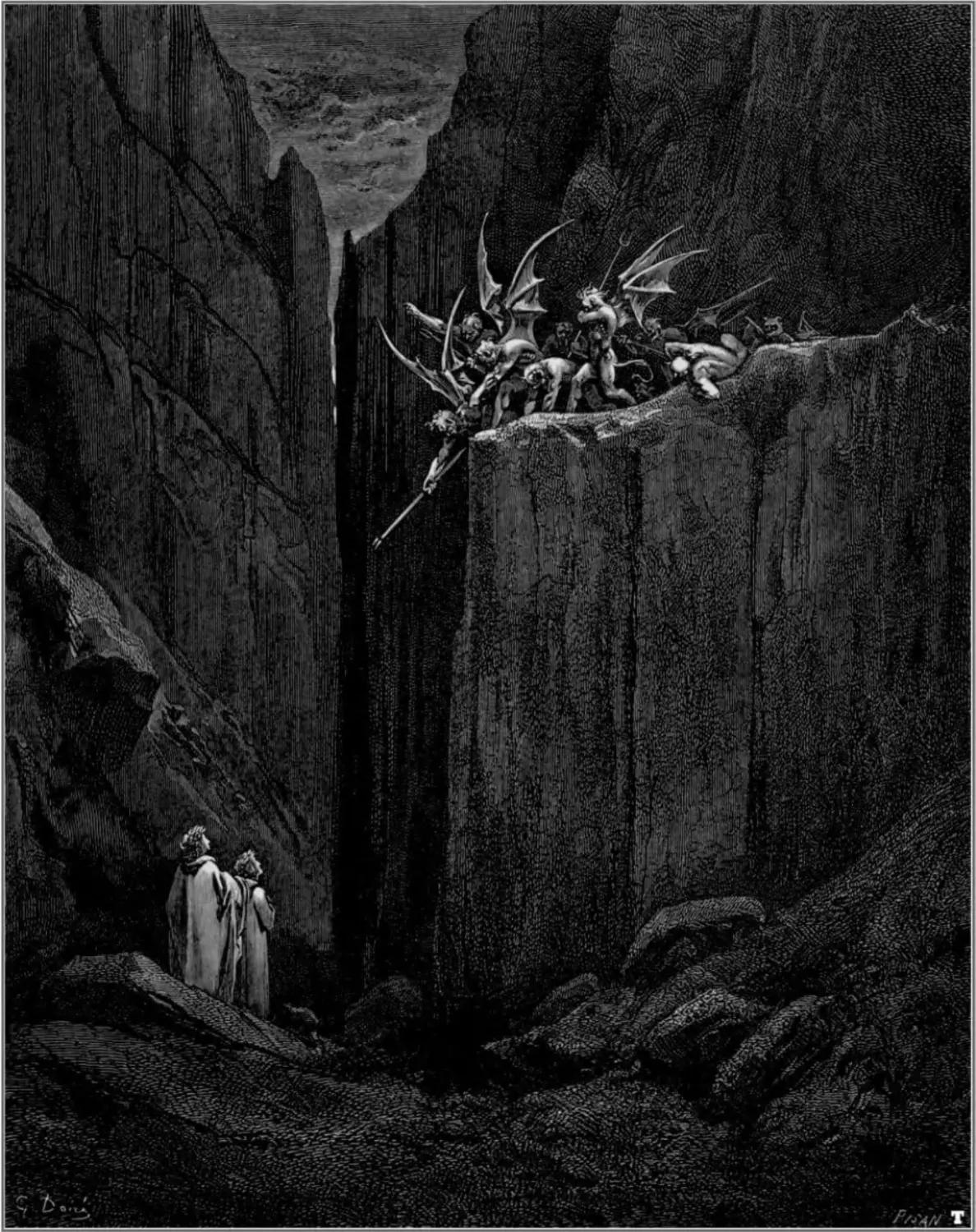 gustave_dore_dante_tumult_and_escape