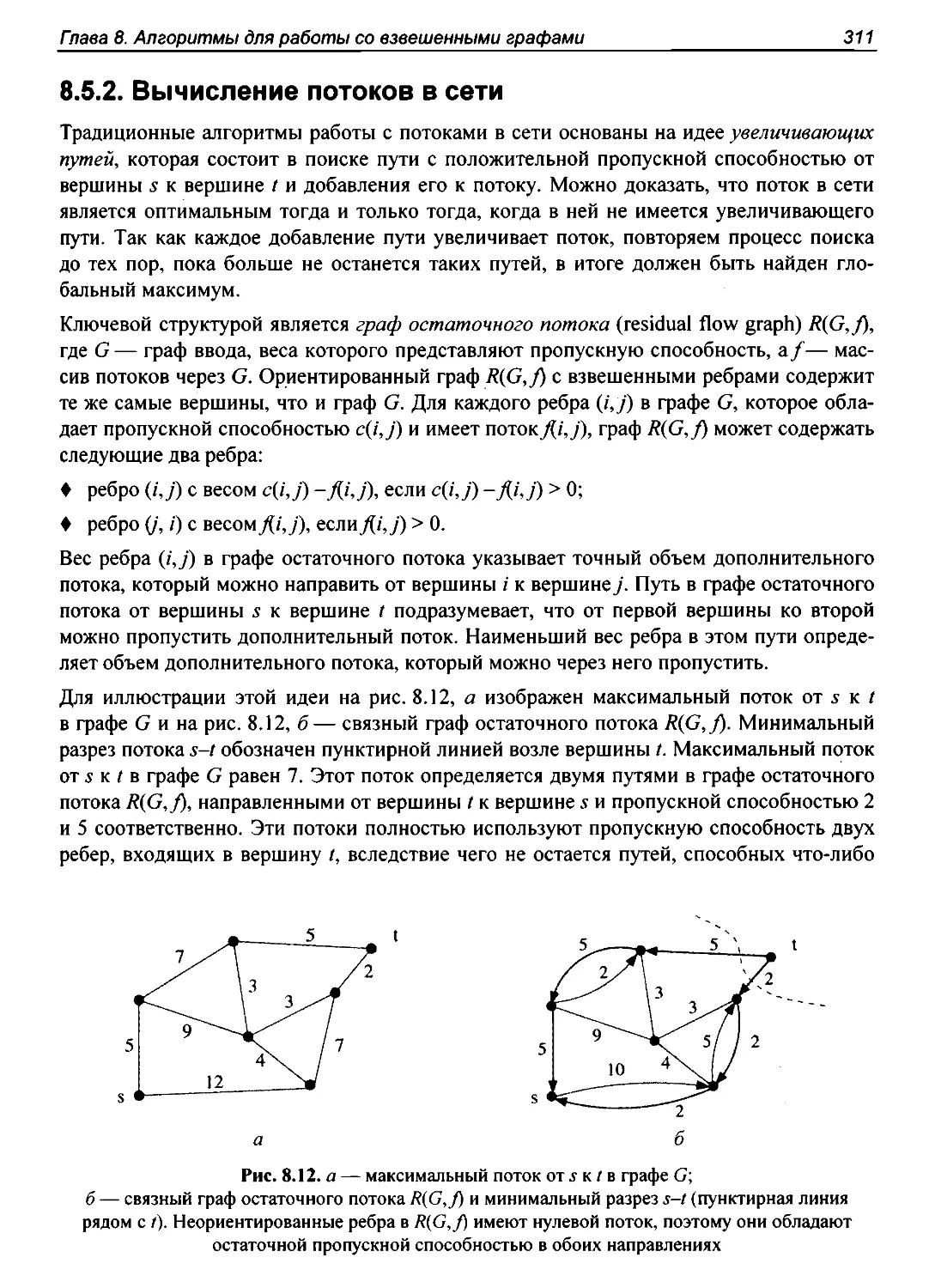 8.5.2. Вычисление потоков в сети