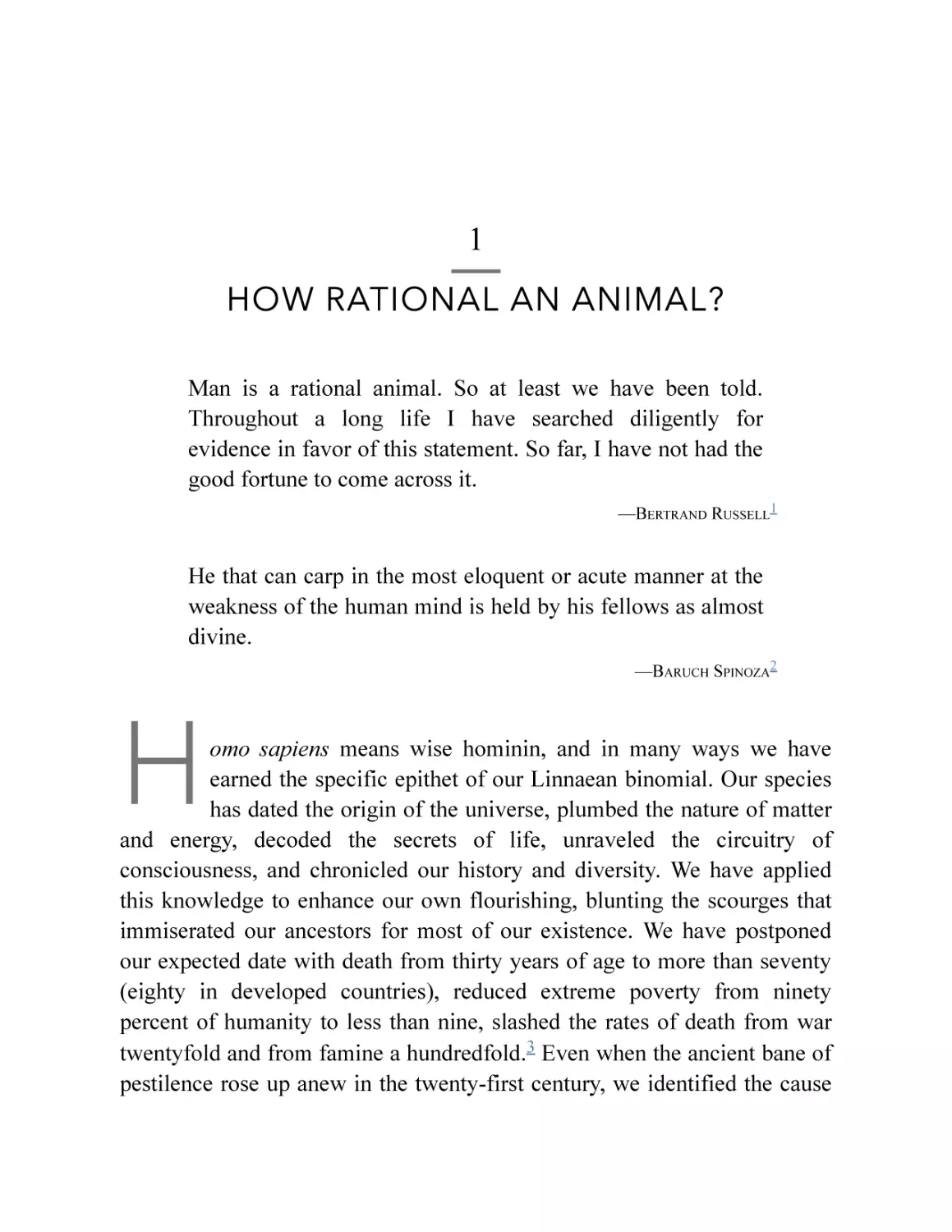 1. How Rational an Animal?