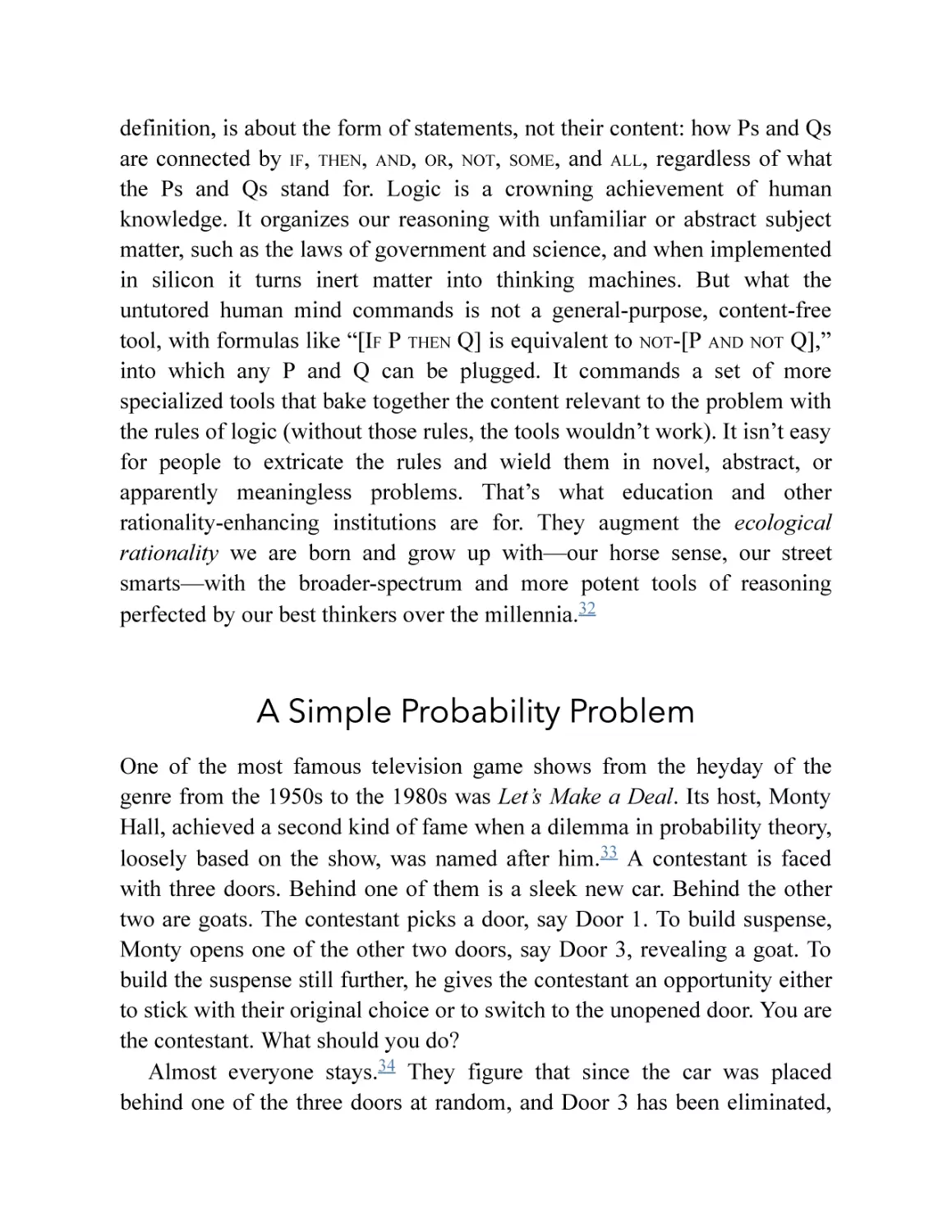 A Simple Probability Problem