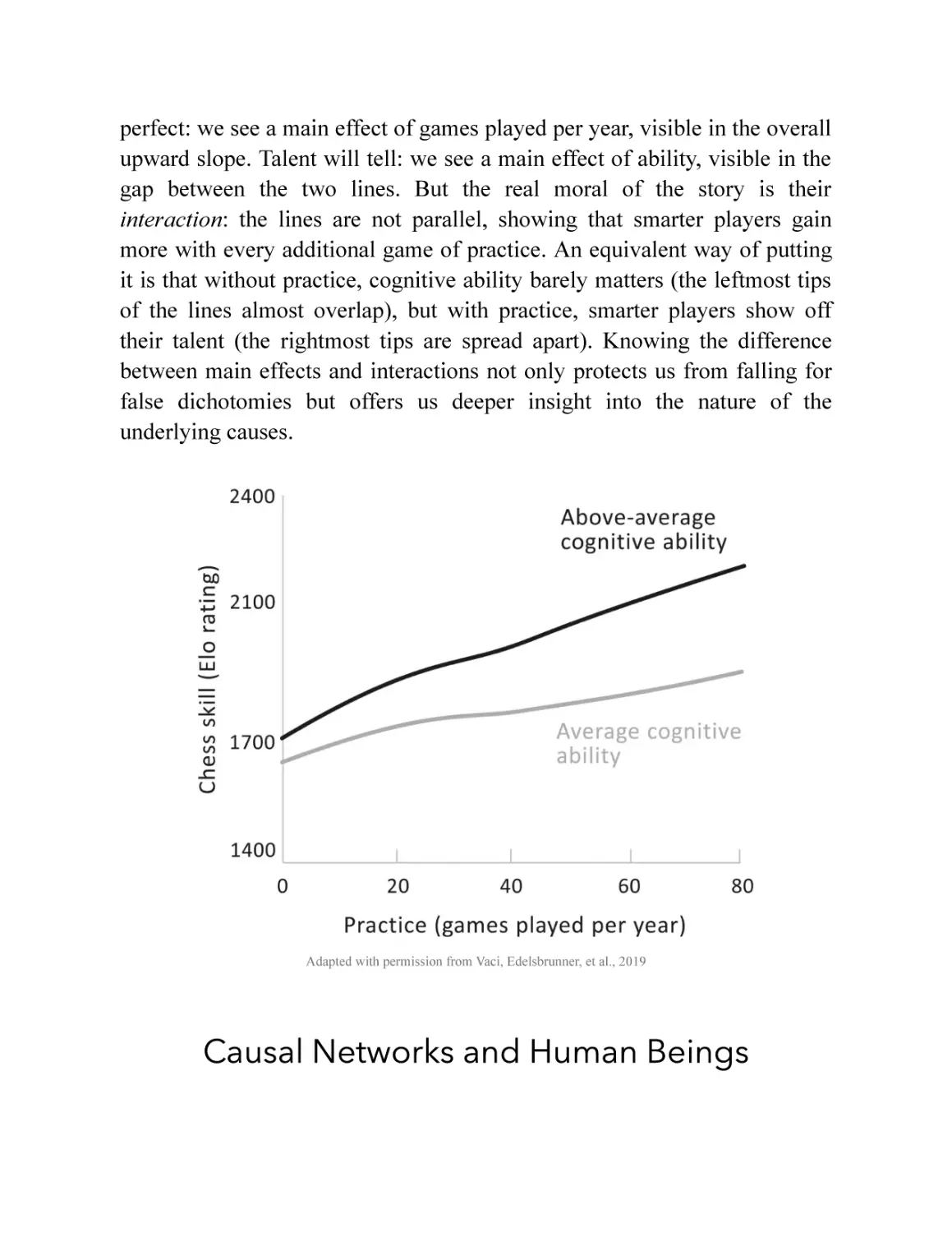 Causal Networks and Human Beings