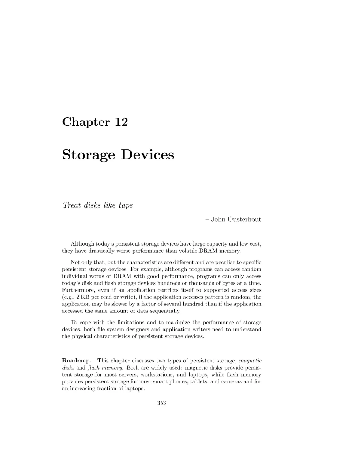 Storage Devices