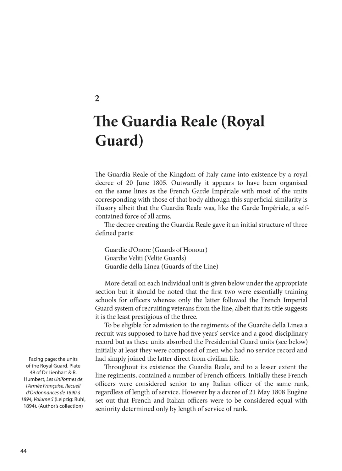 2. Guardia Reale (Royal Guard)