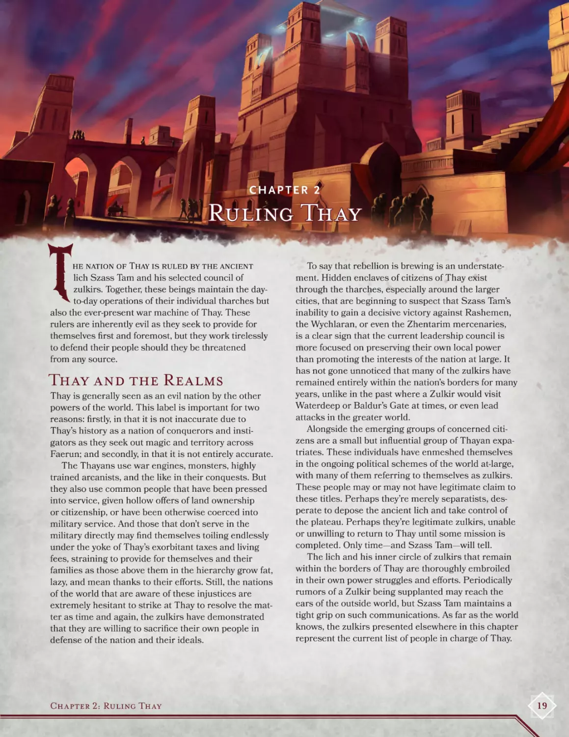 Chapter 2
Thay and the Realms